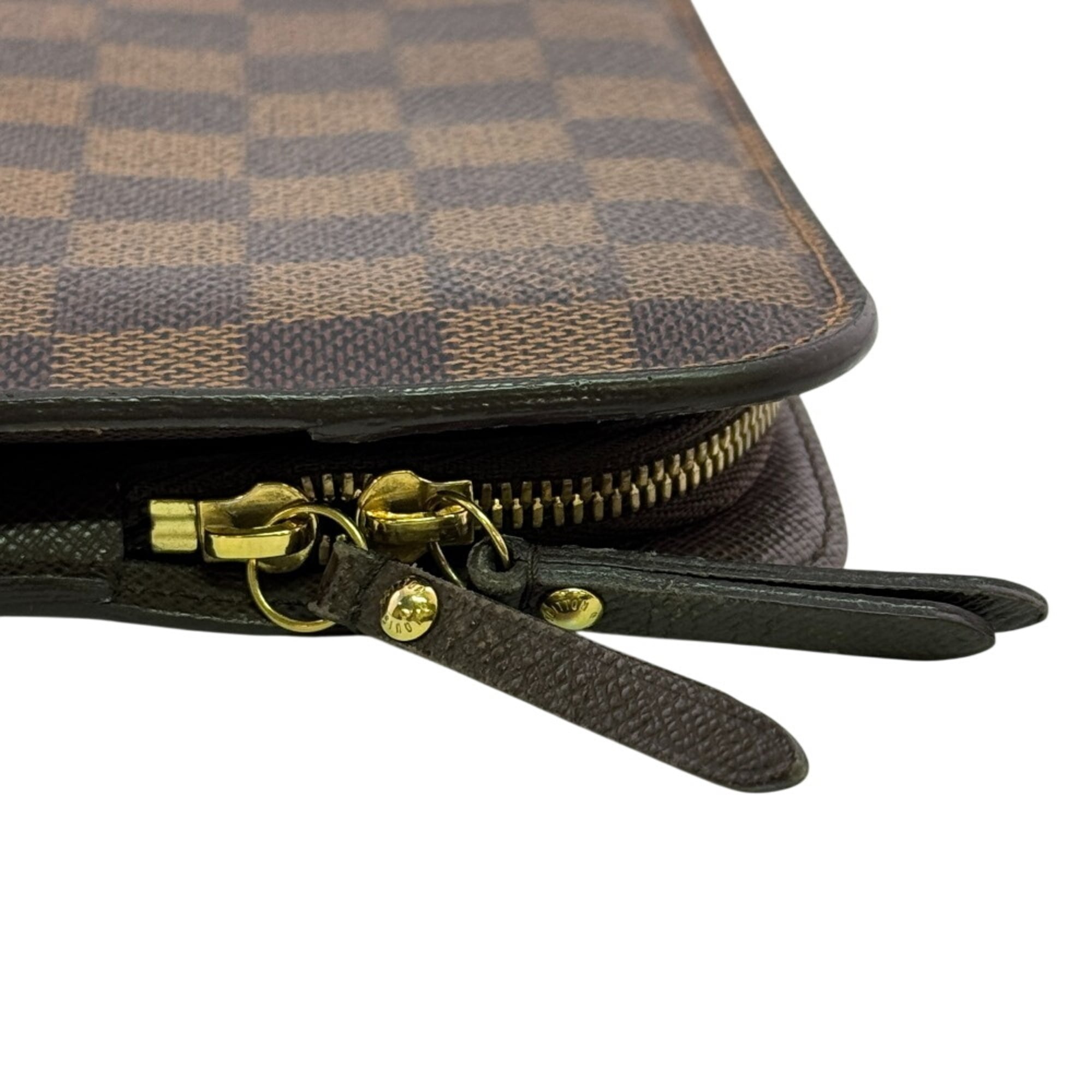 Louis Vuitton Damier Brown Damier Canvas Damier Canvas Long Wallet (Bi-Fold) (Pre-Owned)