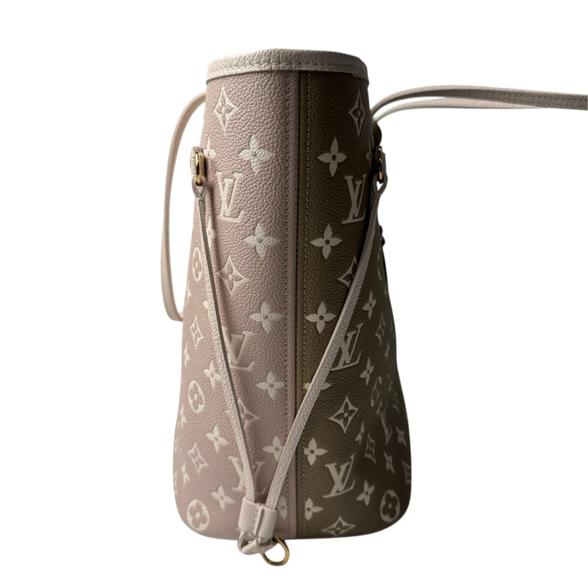 Louis Vuitton Beige Khaki Monogram Empreinte Pouch (Pre-Owned)