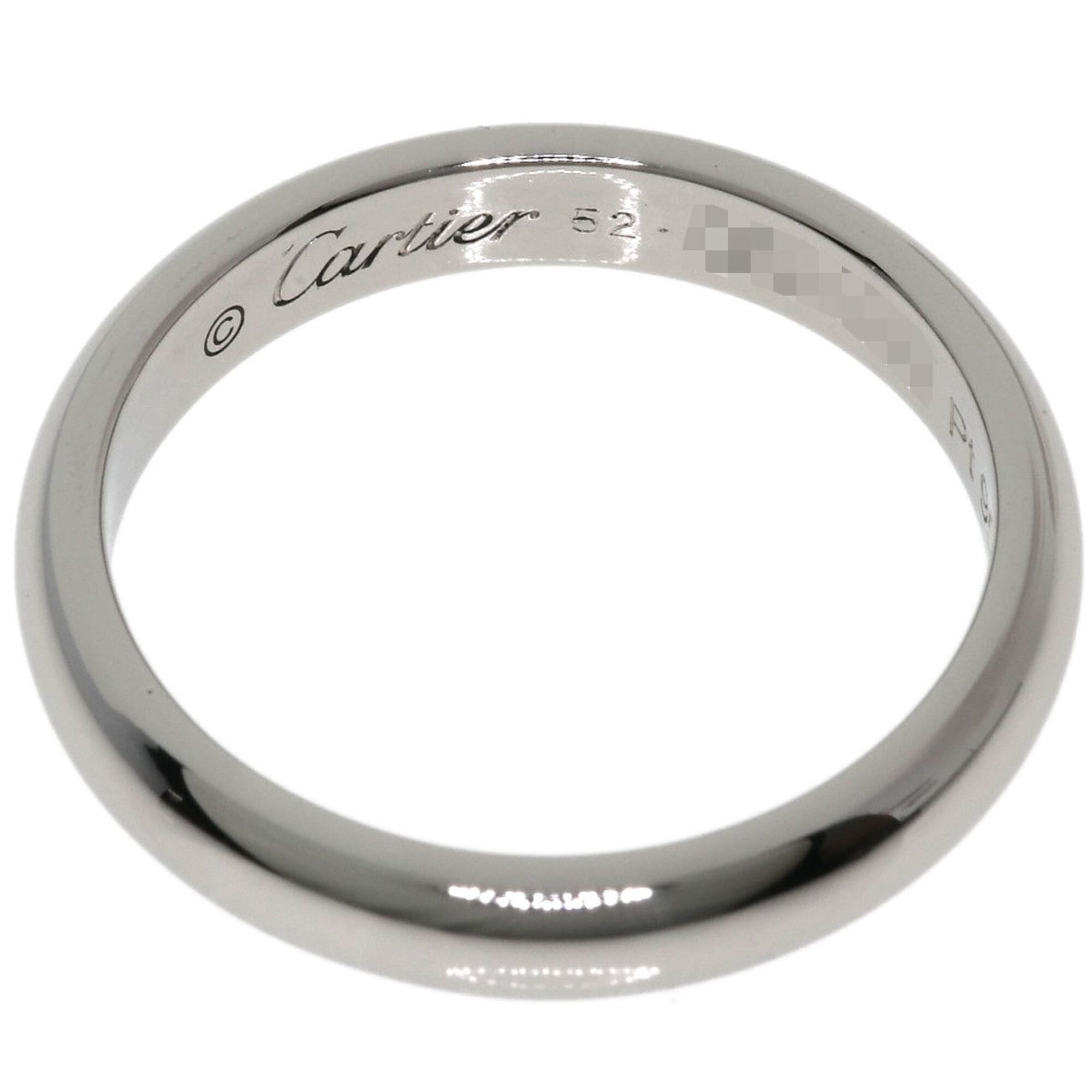 Cartier Platinum 950 Band Ring (Pre-Owned)
