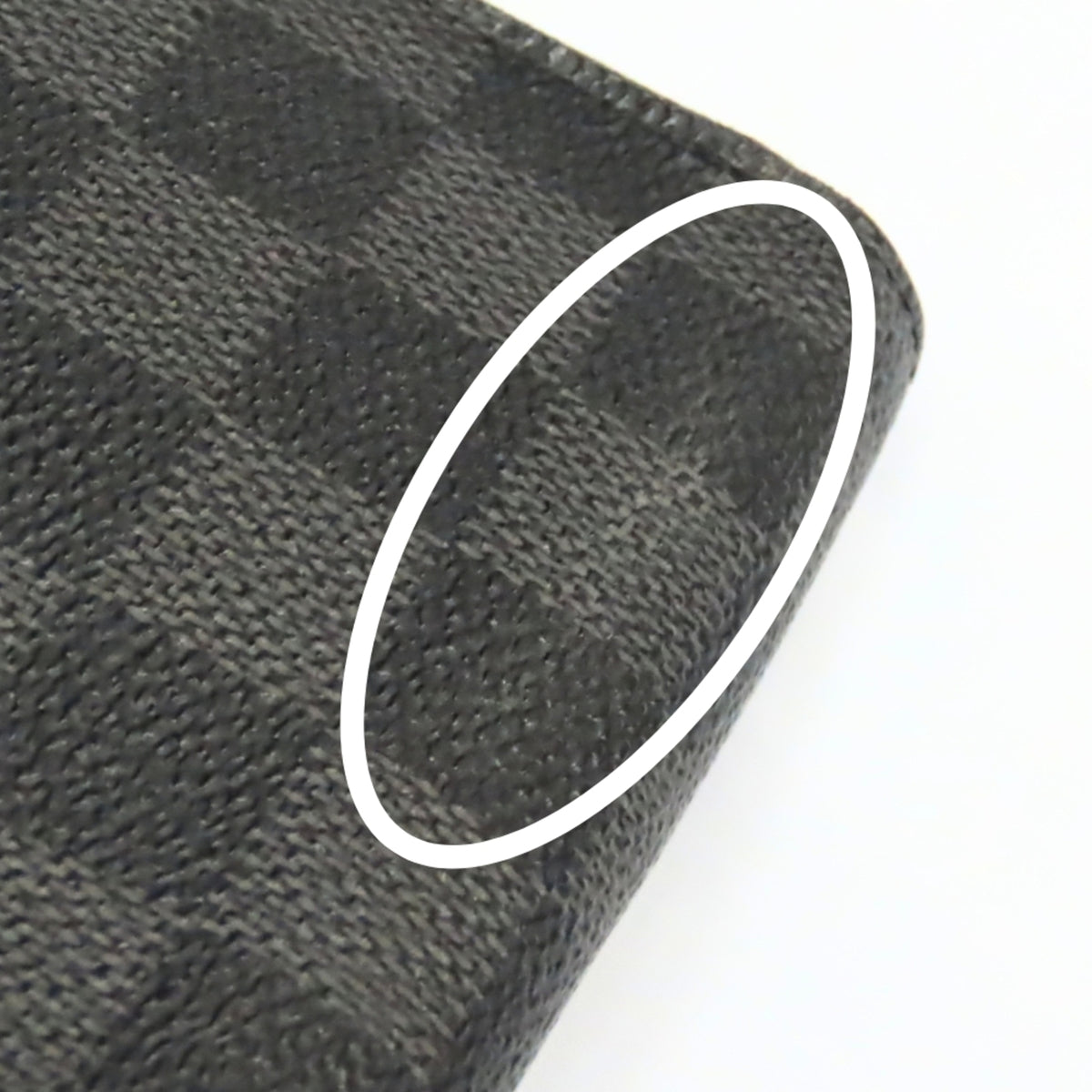 Louis Vuitton Black Gray Damier Graphite Leather Long Wallet (Bi-Fold) (Pre-Owned)