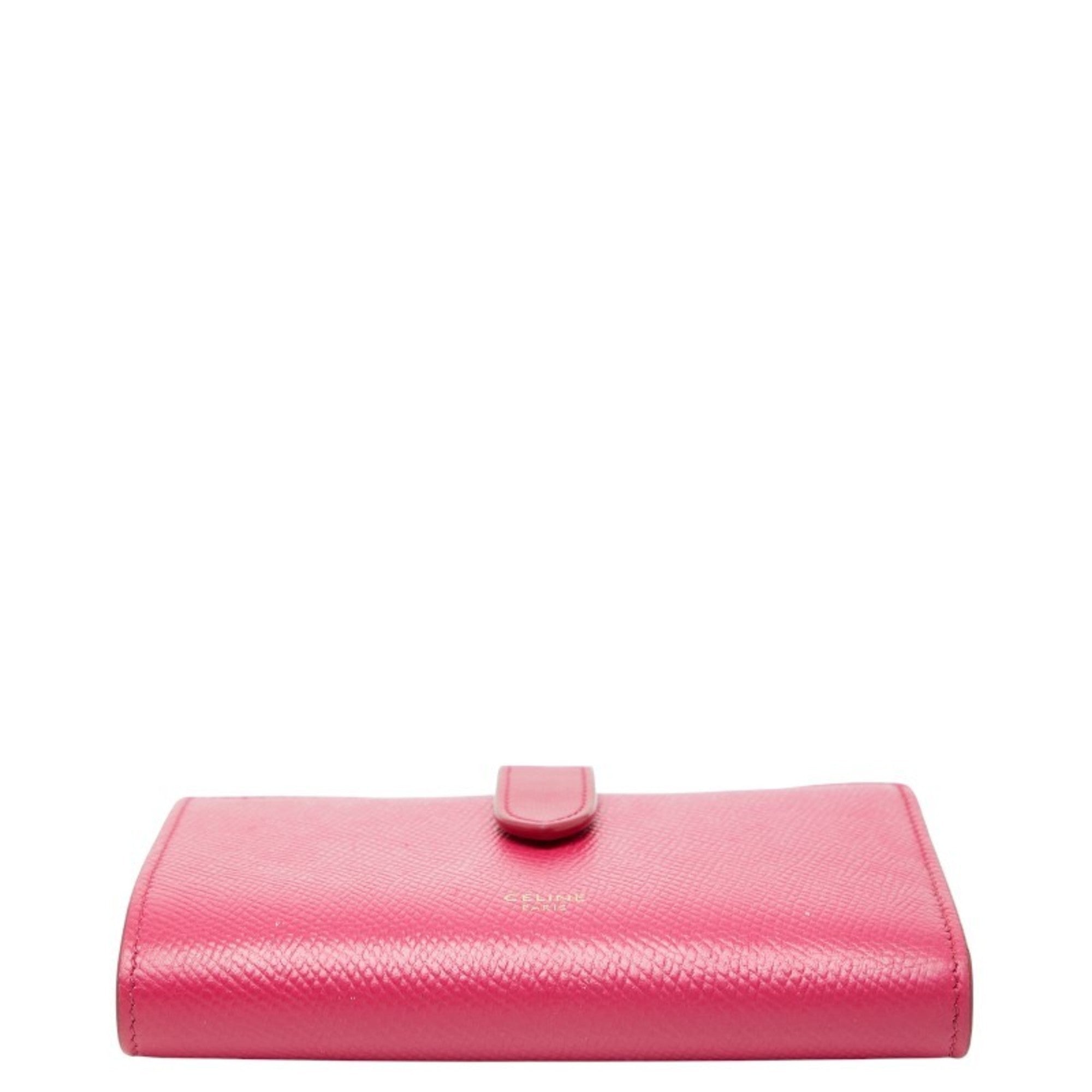 Celine Pink Leather Wallet (Bi-Fold) (Pre-Owned)