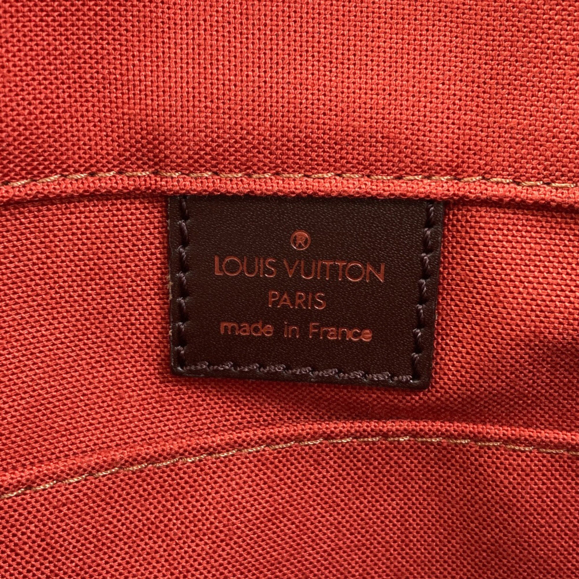 Louis Vuitton Damier Damier Canvas Ebene Damier Canvas Shoulder Bag (Pre-Owned)