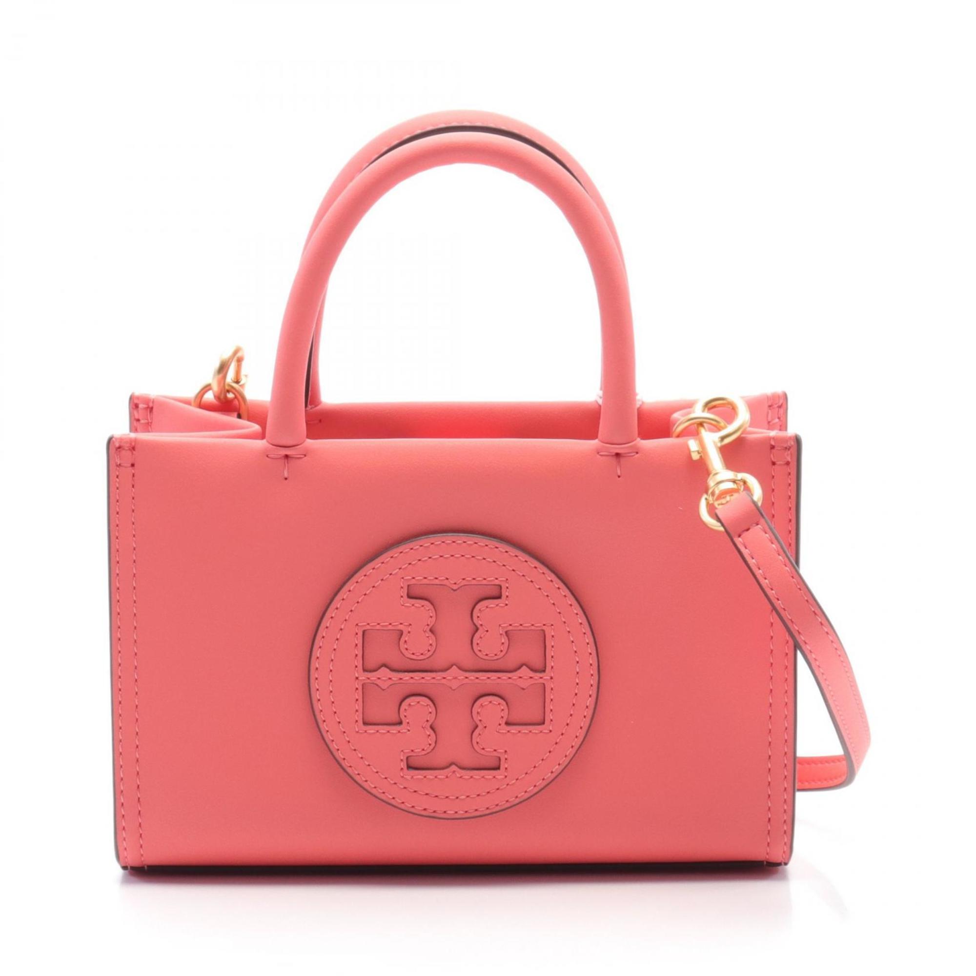Tory Burch Pink Leather Tote Bag