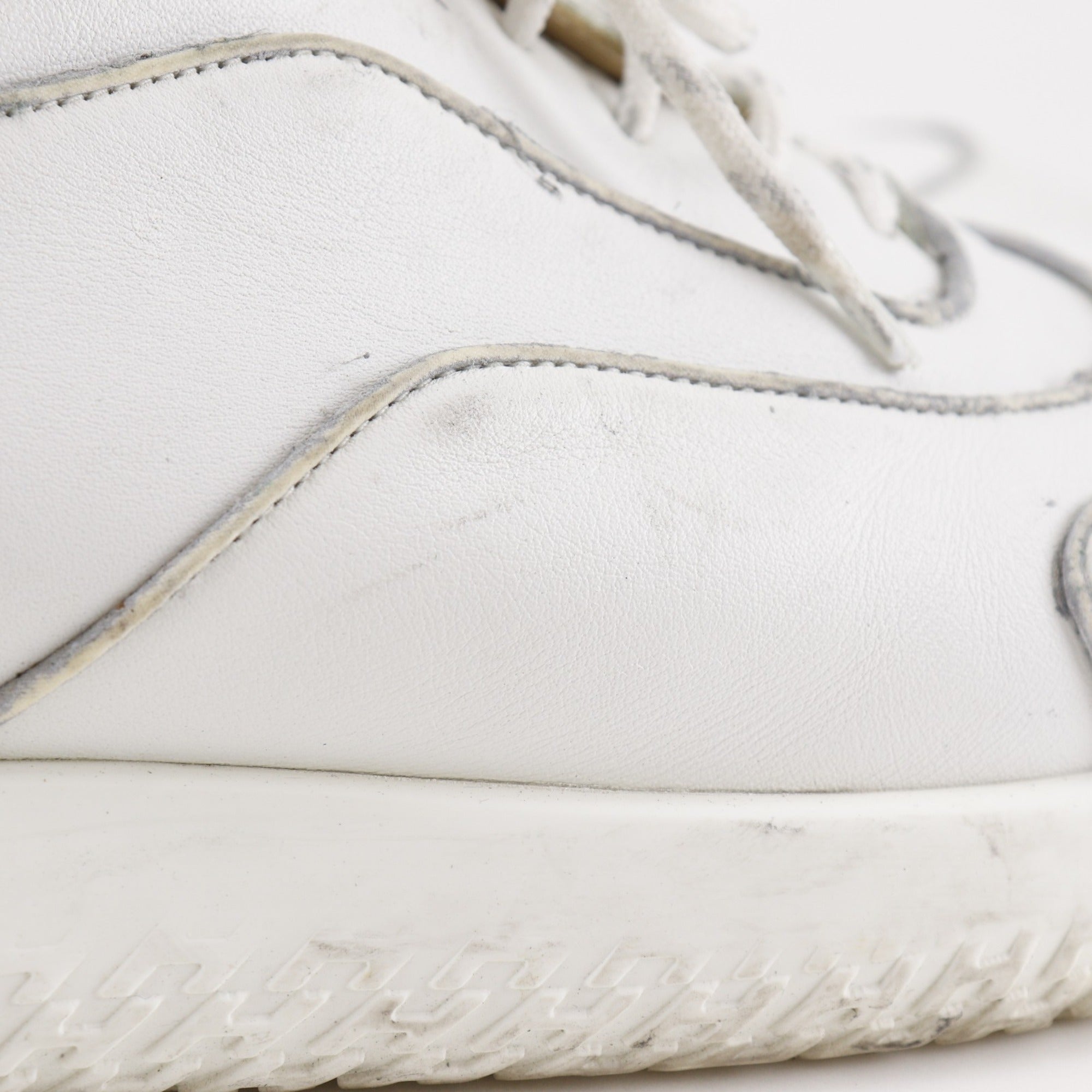 Hermes White Sneakers (Pre-Owned)