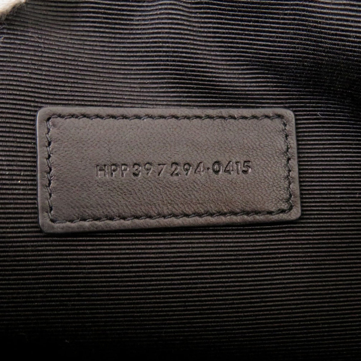 Yves Saint Laurent Black Canvas Leather Clutch Bag (Pre-Owned)