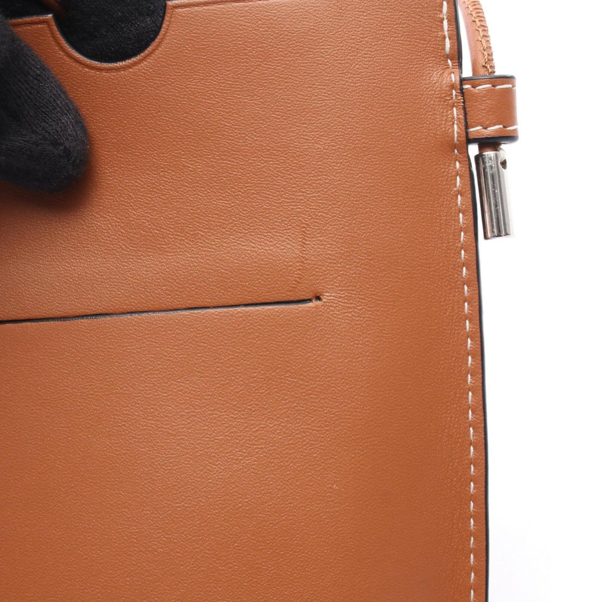 Loewe Brown Leather Handbag Shoulder Bag (Pre-Owned)