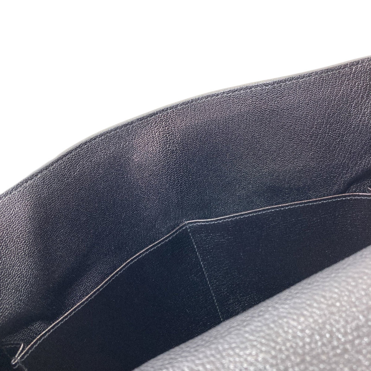 Hermes Kelly Black Togo Leather Handbag (Pre-Owned)
