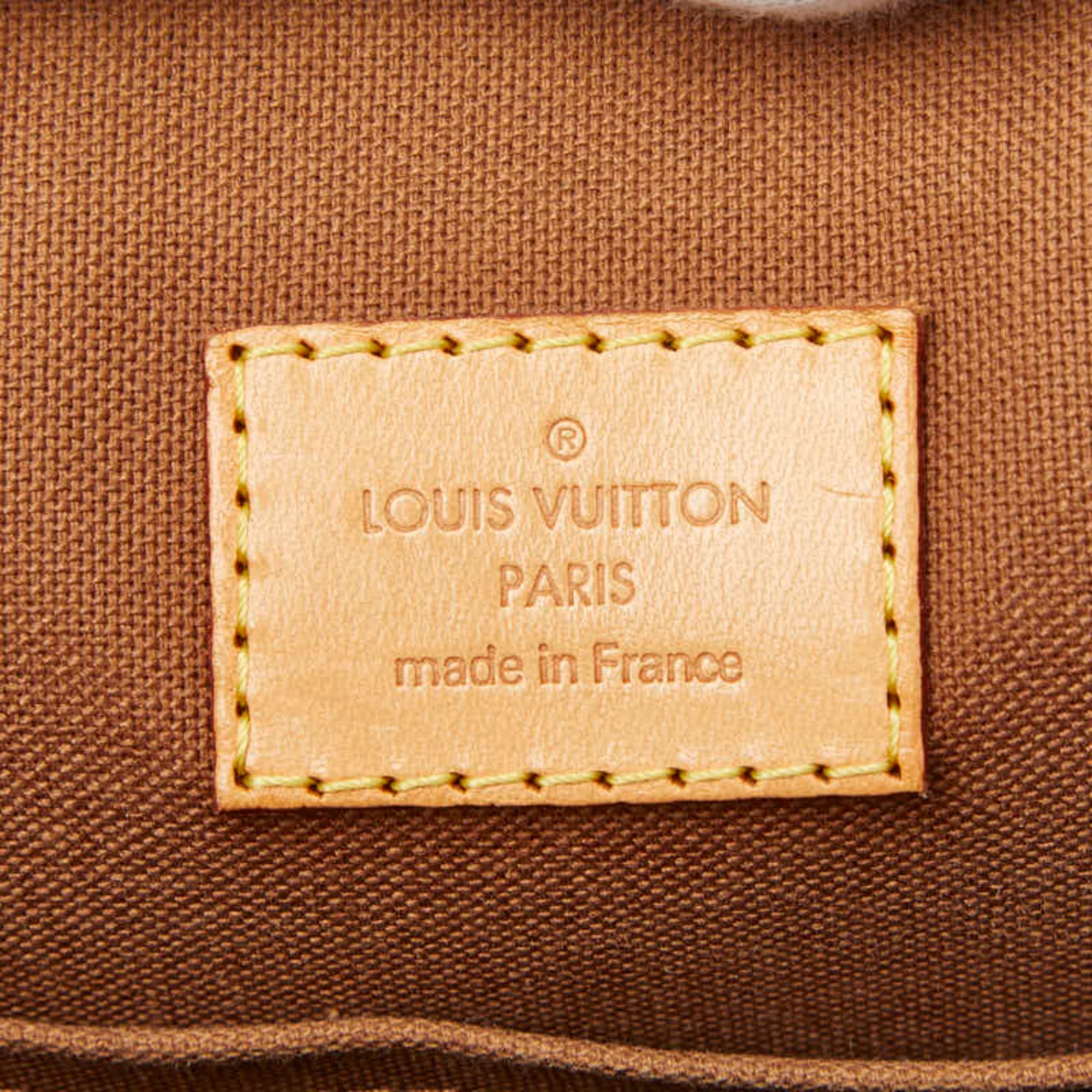 Louis Vuitton Monogram Brown Pvc Leather Tote Bag (Pre-Owned)