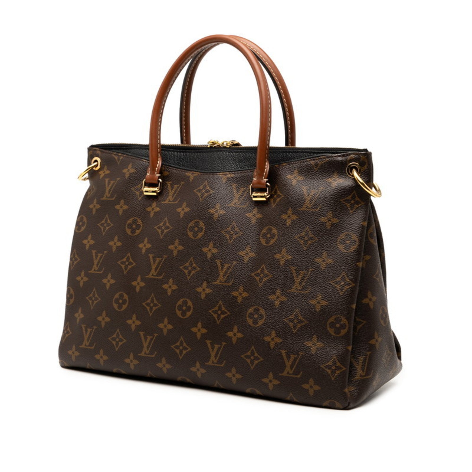 Louis Vuitton Brown Noir Pvc Leather Handbag Shoulder Bag (Pre-Owned)