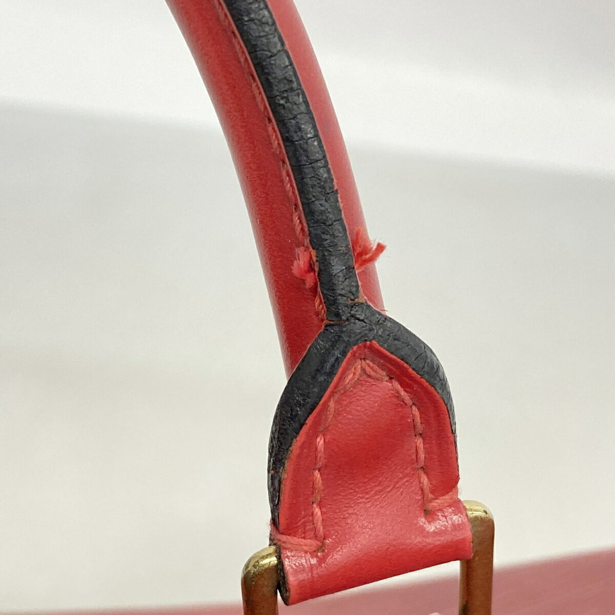 Louis Vuitton Castilian Red Handbag (Pre-Owned)