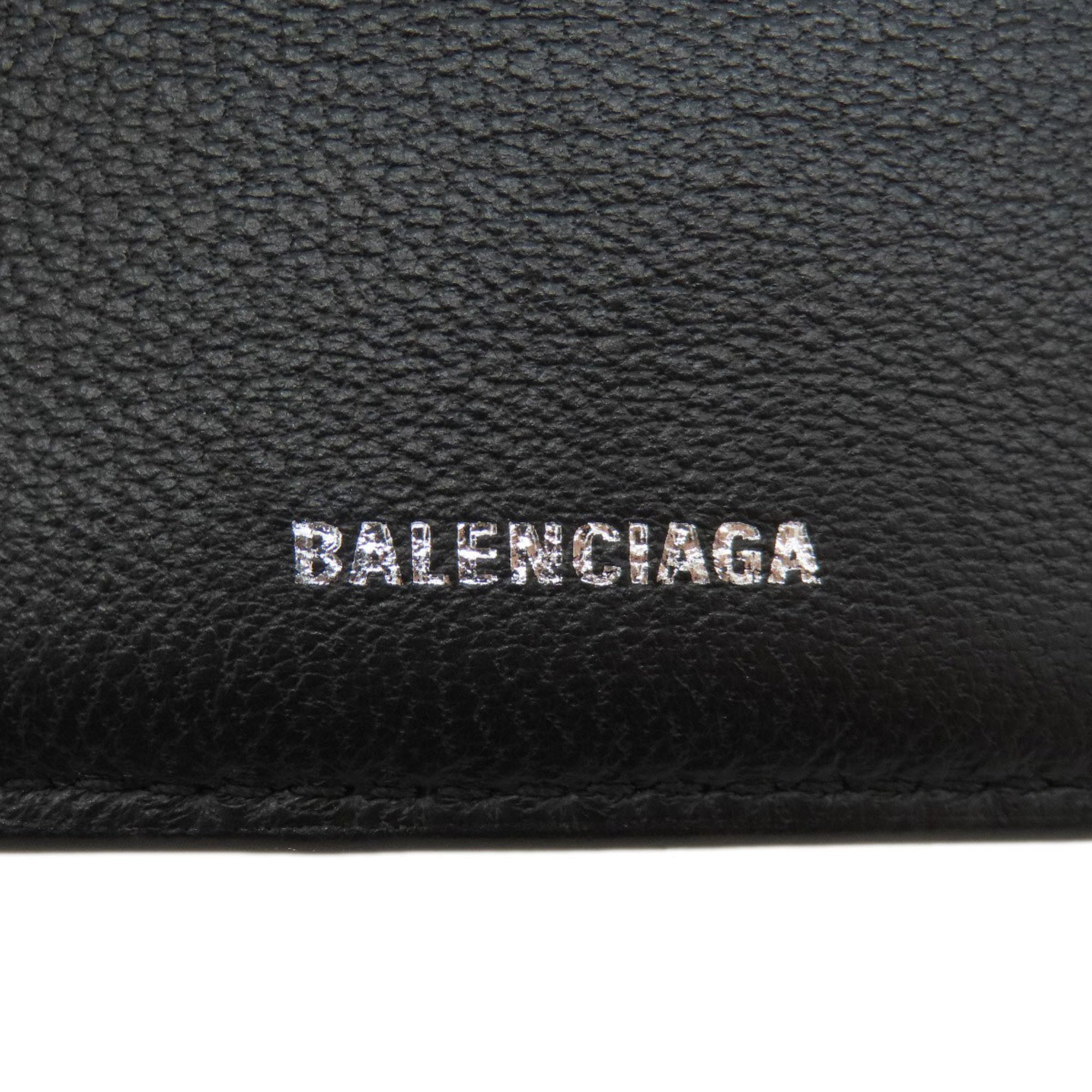 Balenciaga Black Leather Wallet (Bi-Fold) (Pre-Owned)