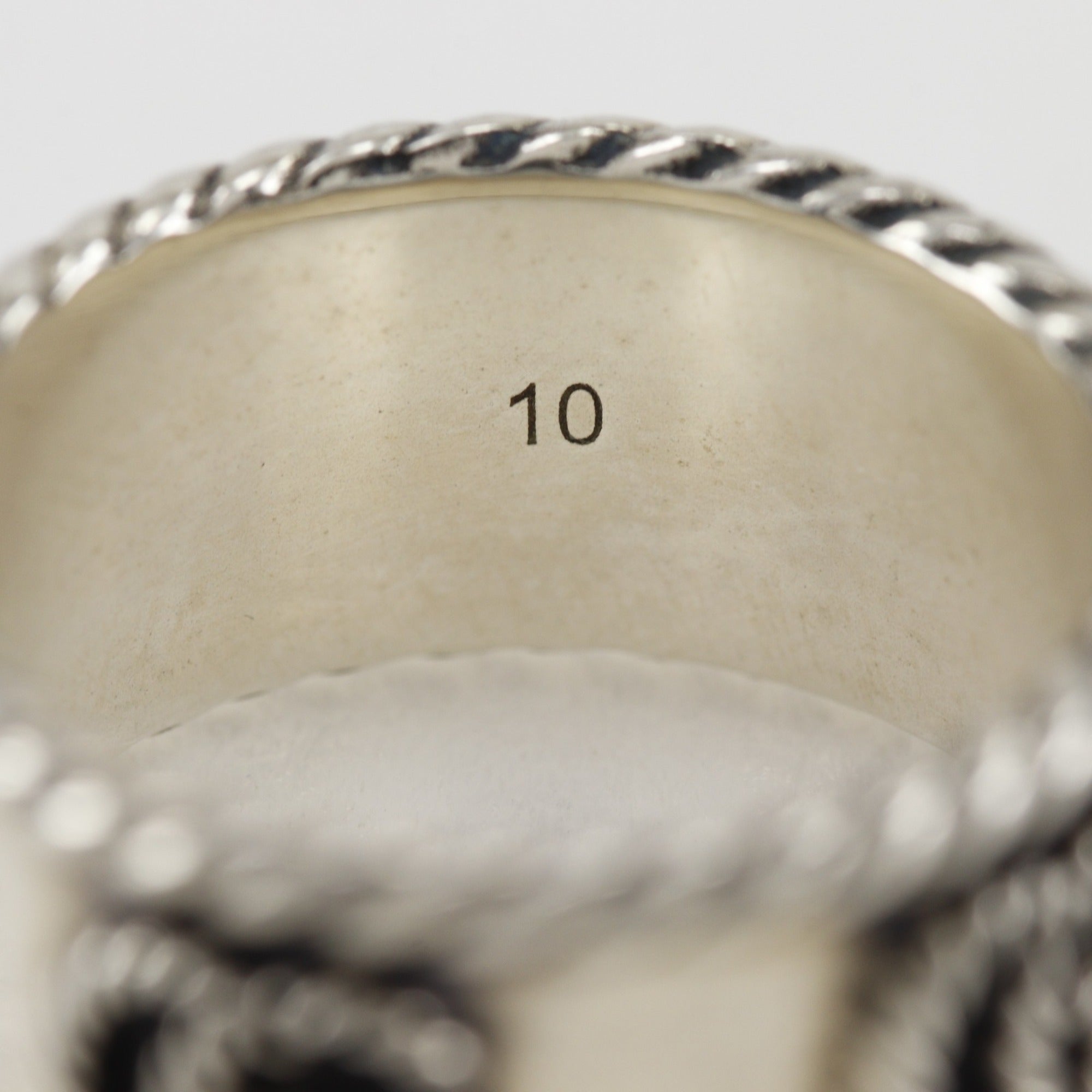 Gucci Silver 925 Band Ring (Pre-Owned)