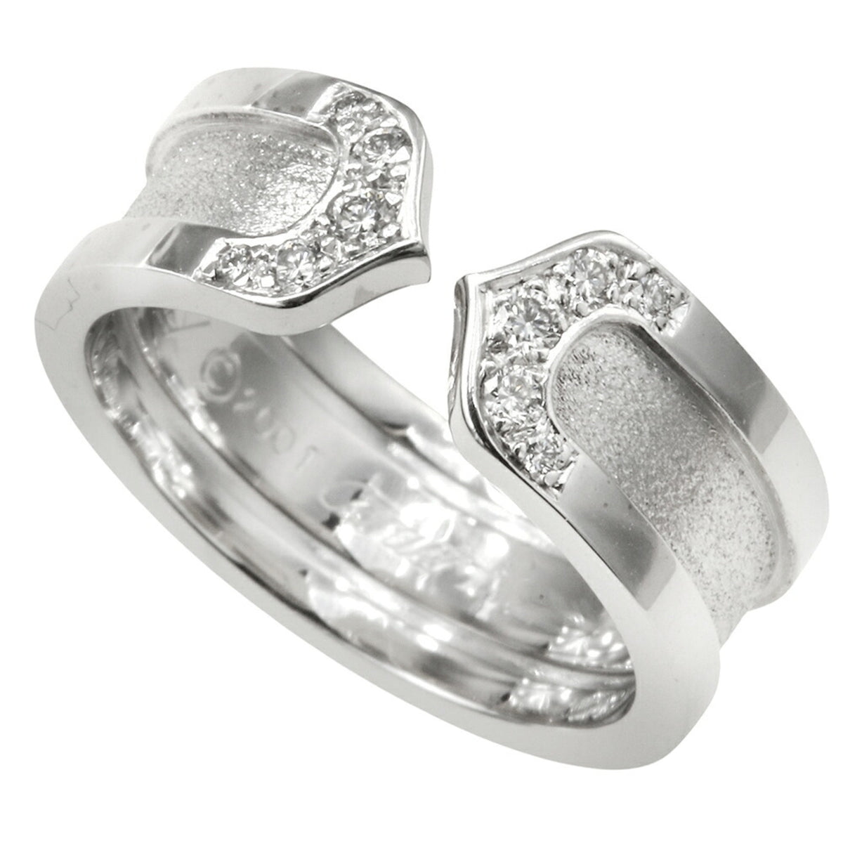 Cartier White Gold White Gold (18K) Band Ring (Pre-Owned)