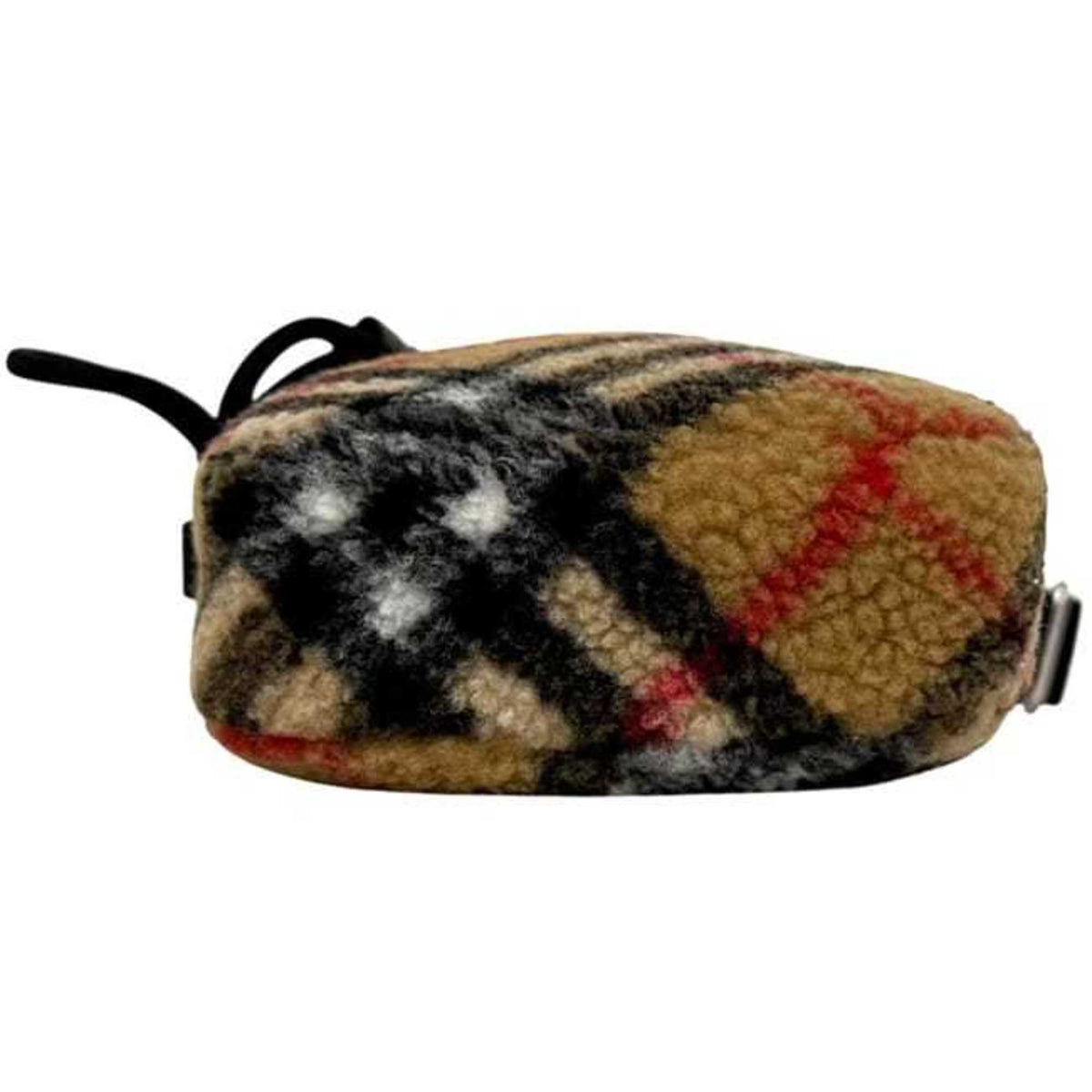 Burberry Beige Wool Leather Shoulder Bag (Pre-Owned)