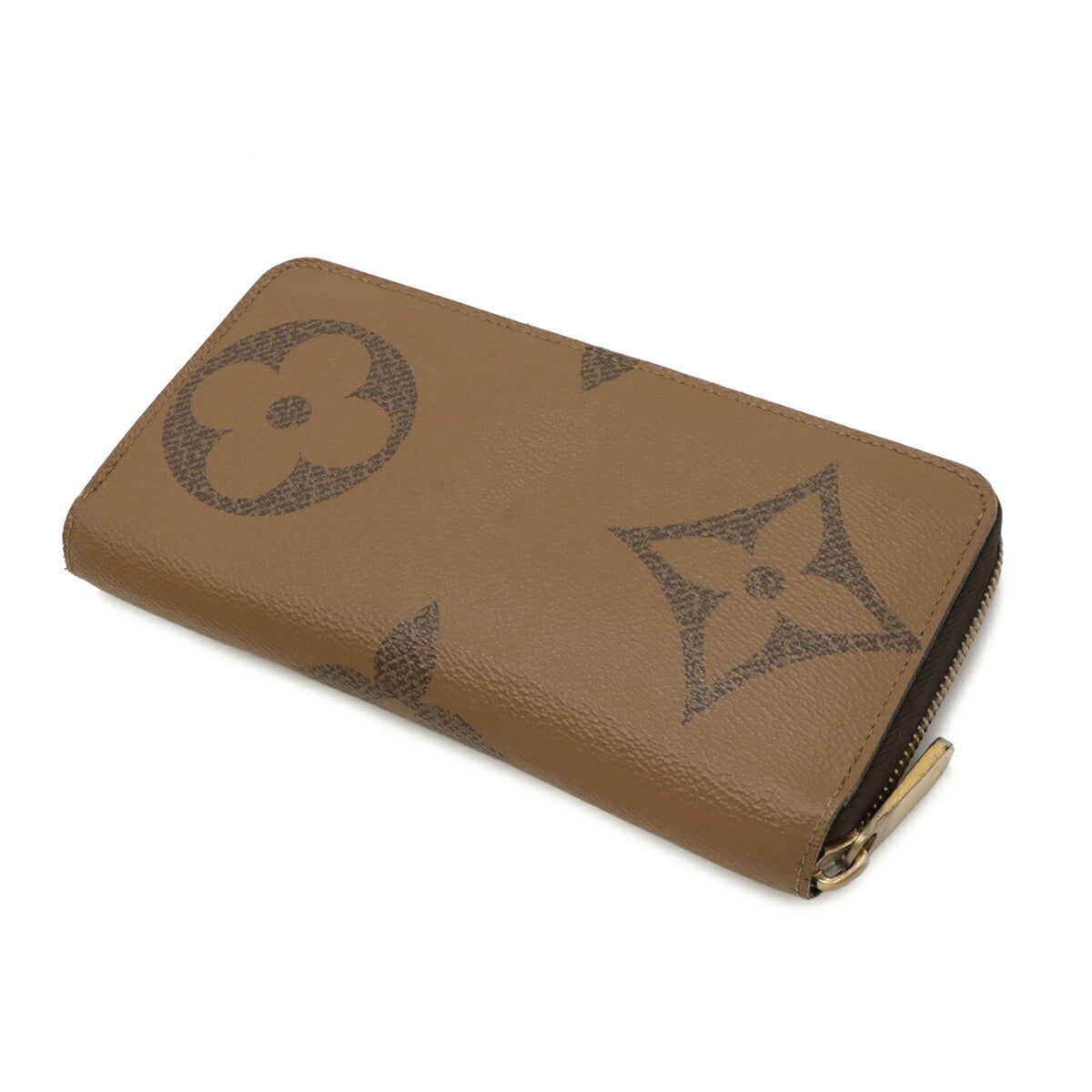 Louis Vuitton Monogram Brown Light Brown Monogram Monogram Reverse Long Wallet (Bi-Fold) (Pre-Owned)