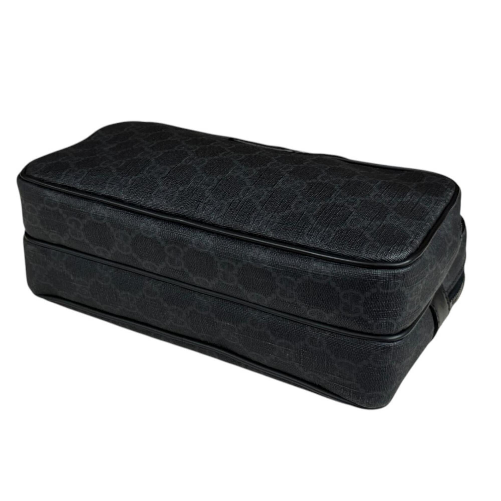 Gucci Black Gg Supreme Handbag (Pre-Owned)
