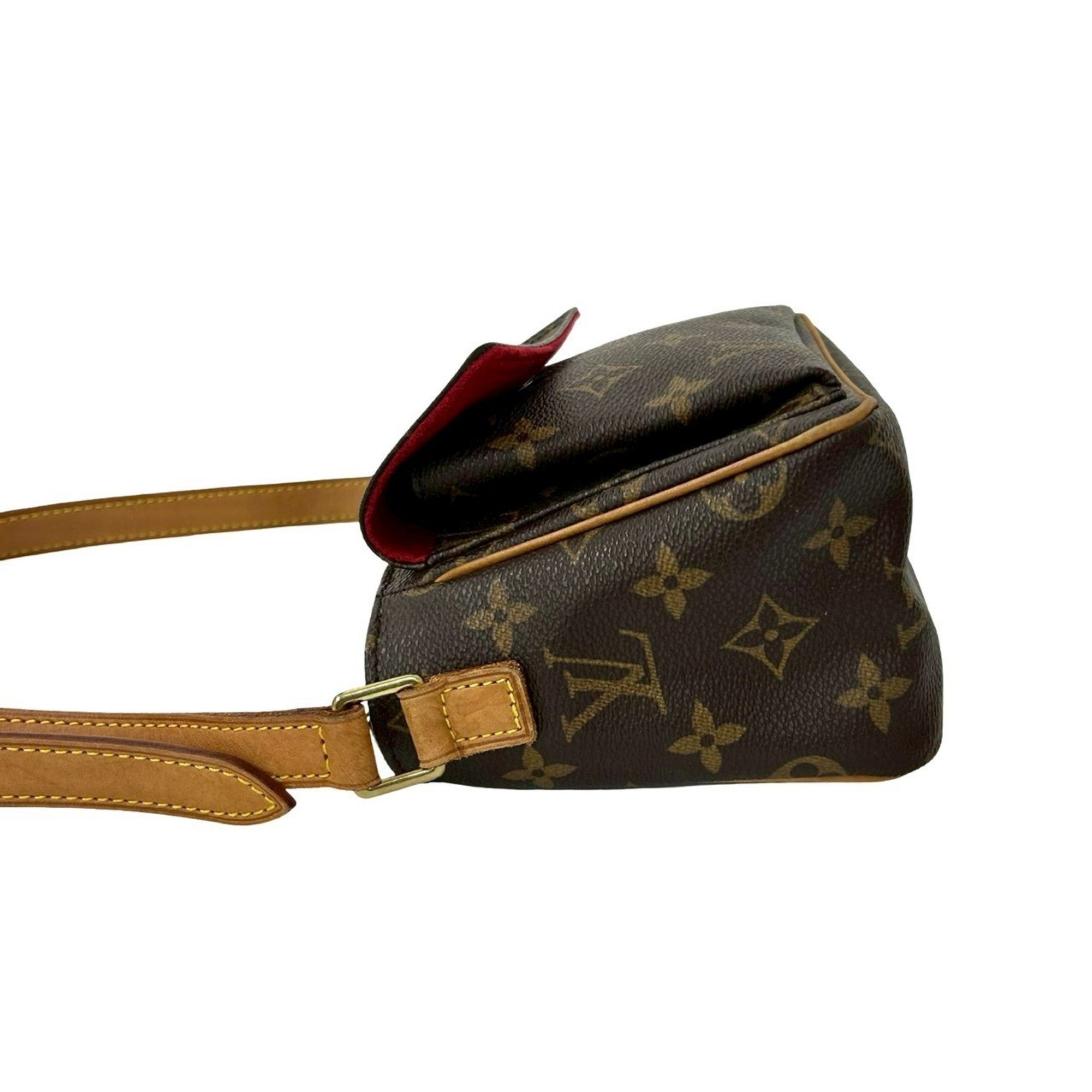 Louis Vuitton Brown Leather Pvc Pochette Shoulder Bag (Pre-Owned)