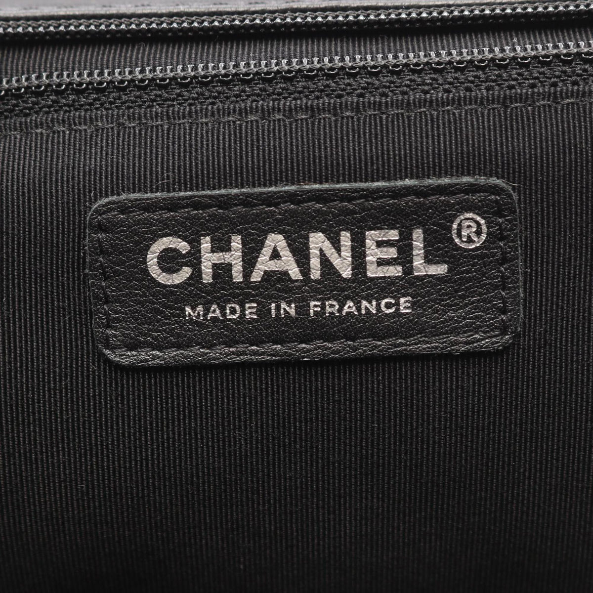 Chanel Black Leather Handbag Shoulder Bag (Pre-Owned)