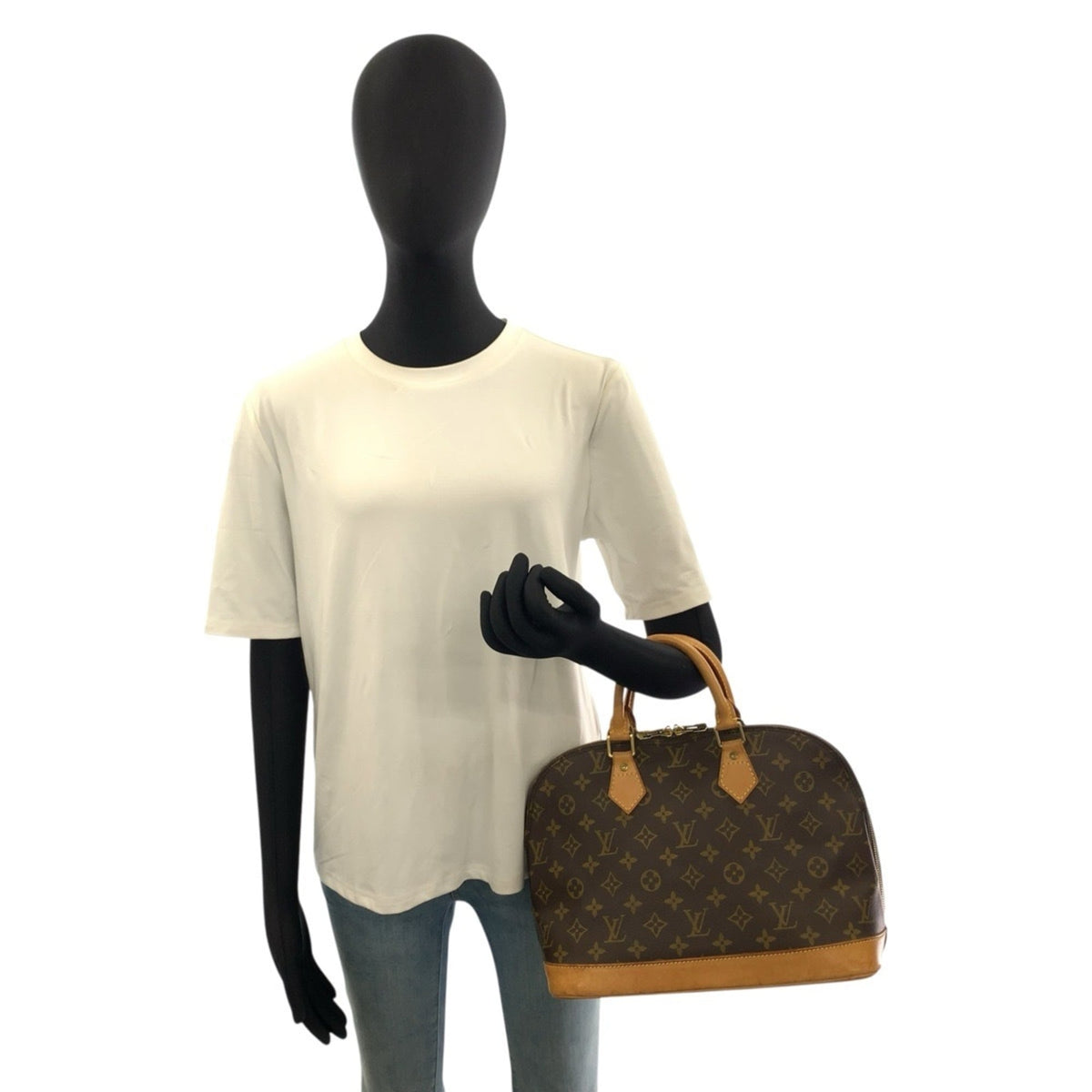 Louis Vuitton Brown Monogram Pvc Leather Handbag (Pre-Owned)
