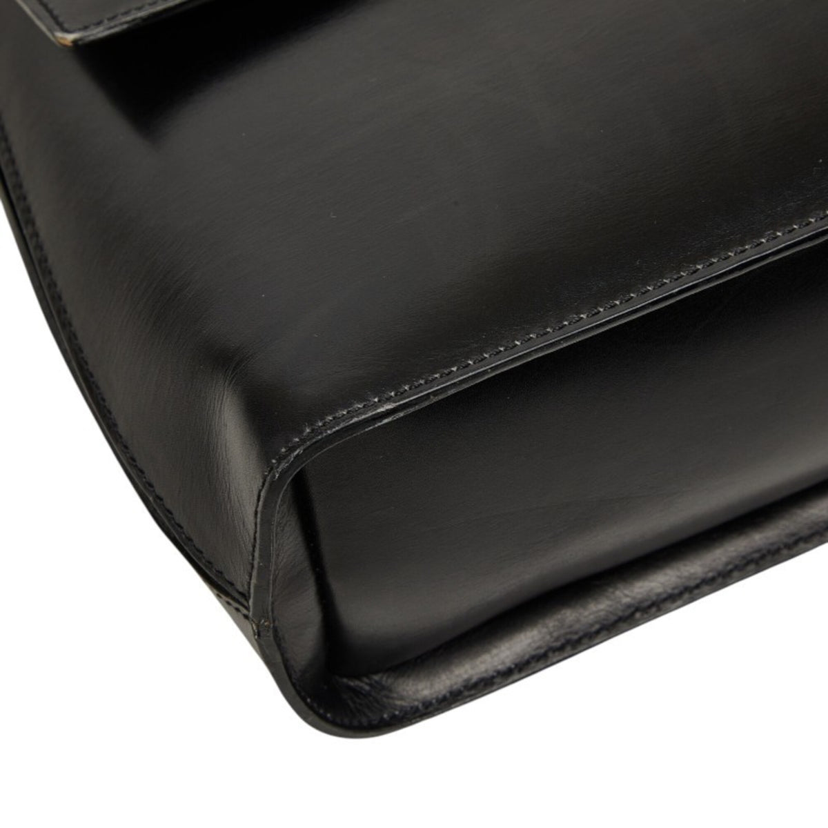 Celine Black Leather Handbag Shoulder Bag (Pre-Owned)