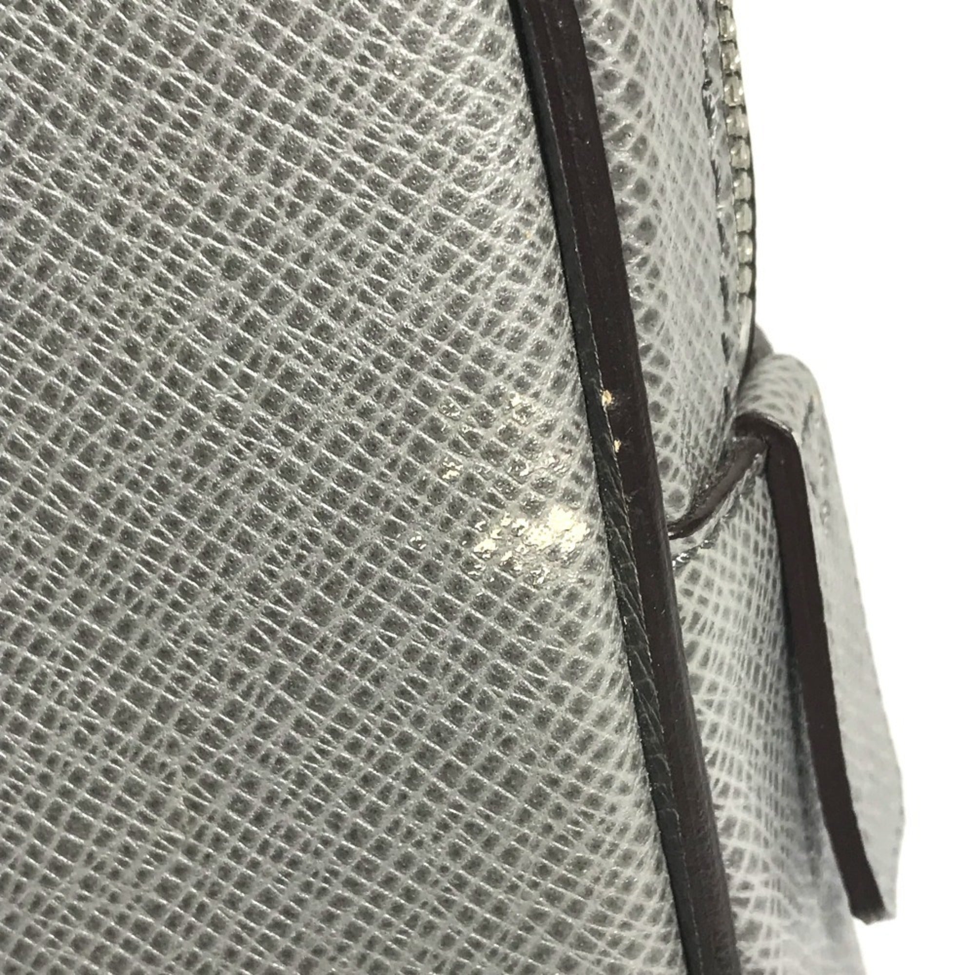 Louis Vuitton Glacier Gray Taiga Leather Briefcase Shoulder Bag (Pre-Owned)