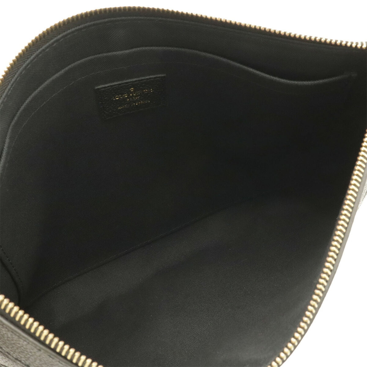 Louis Vuitton Black Monogram Noir Monogram Empreinte Clutch Bag Pouch (Pre-Owned)