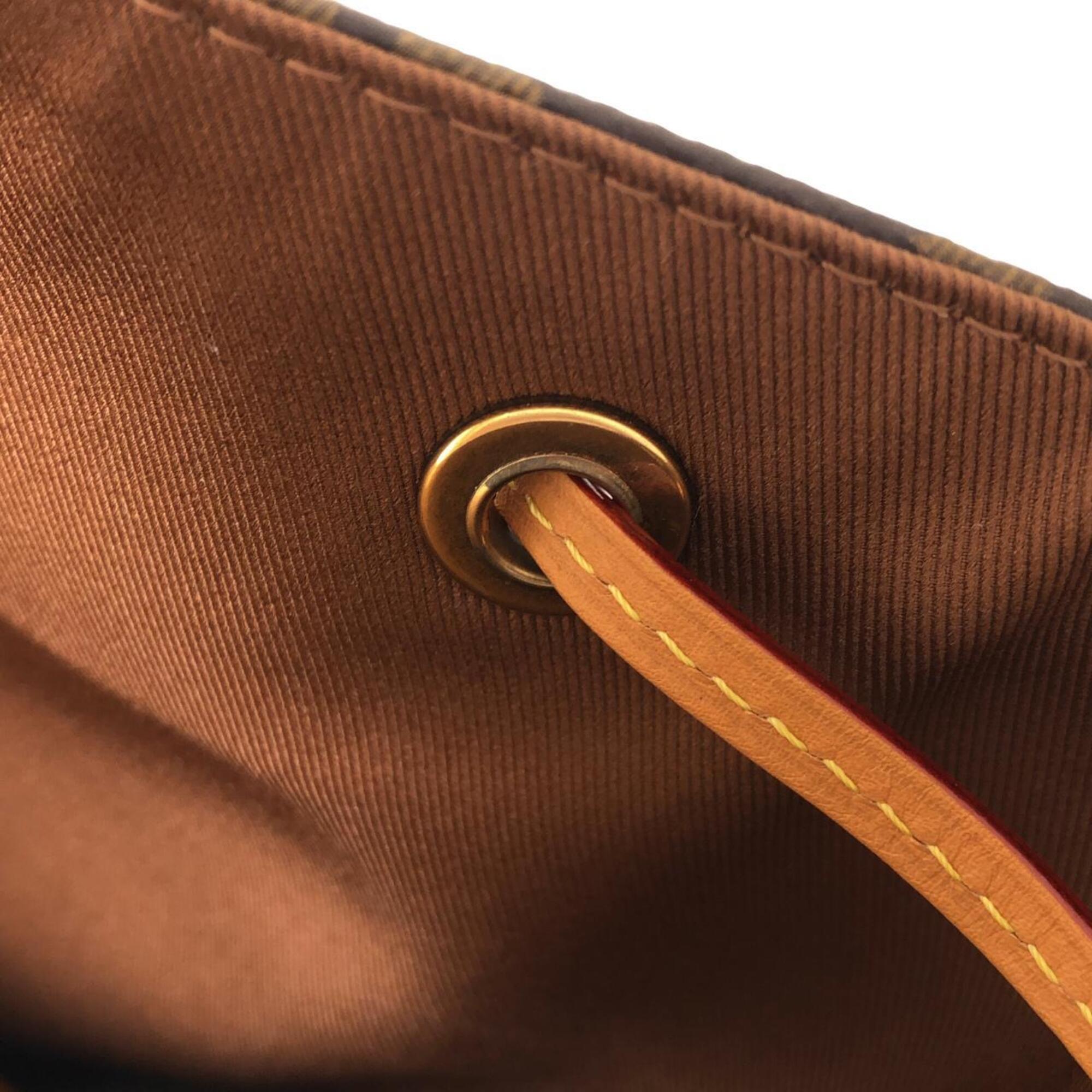 Louis Vuitton Marron Coated Canvas Backpack (Pre-Owned)
