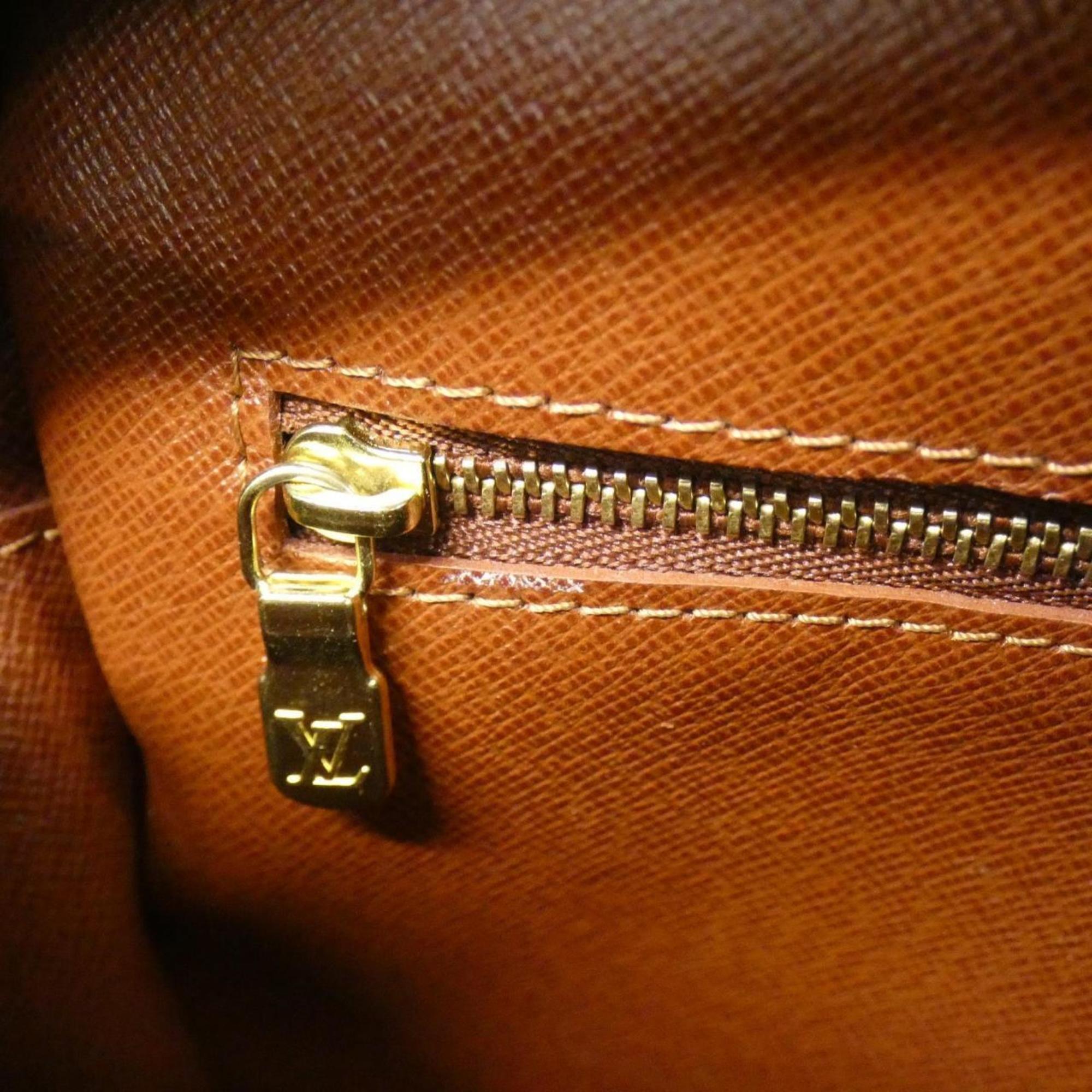Louis Vuitton Brown Coated Canvas Shoulder Bag (Pre-Owned)