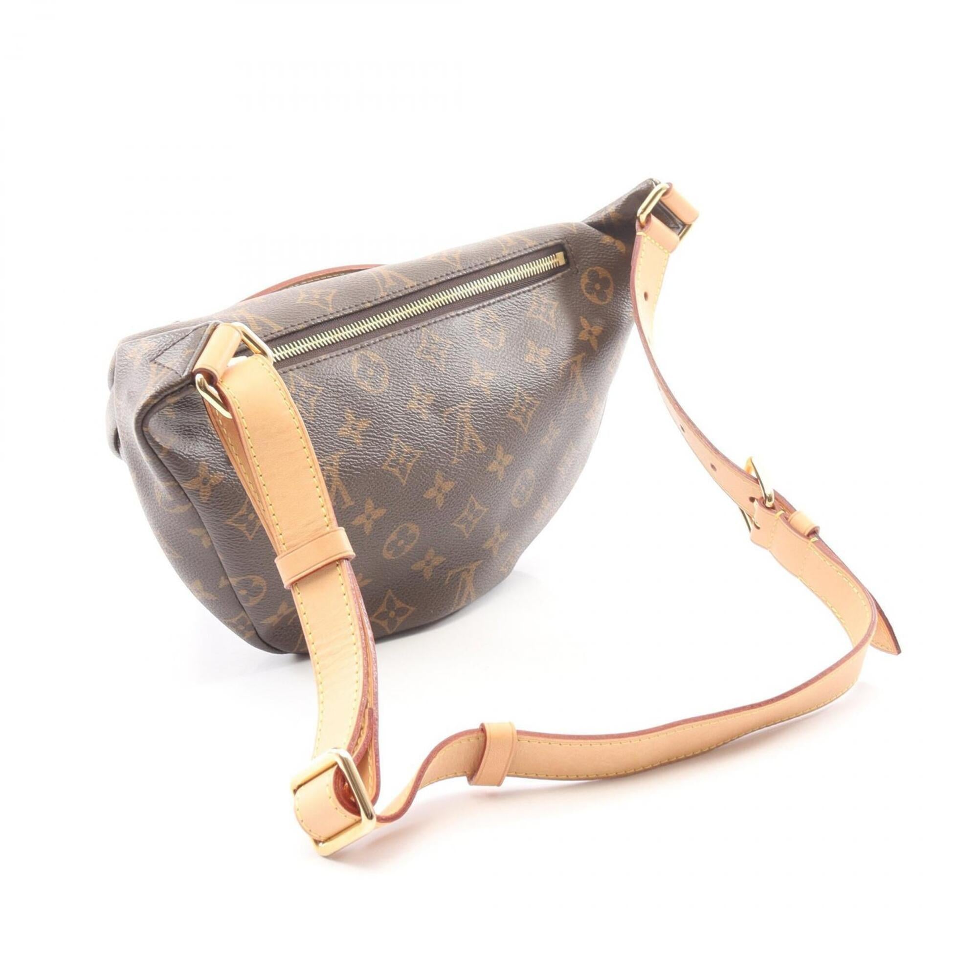 Louis Vuitton Brown Coated Canvas Leather Fanny Pack Handbag (Pre-Owned)