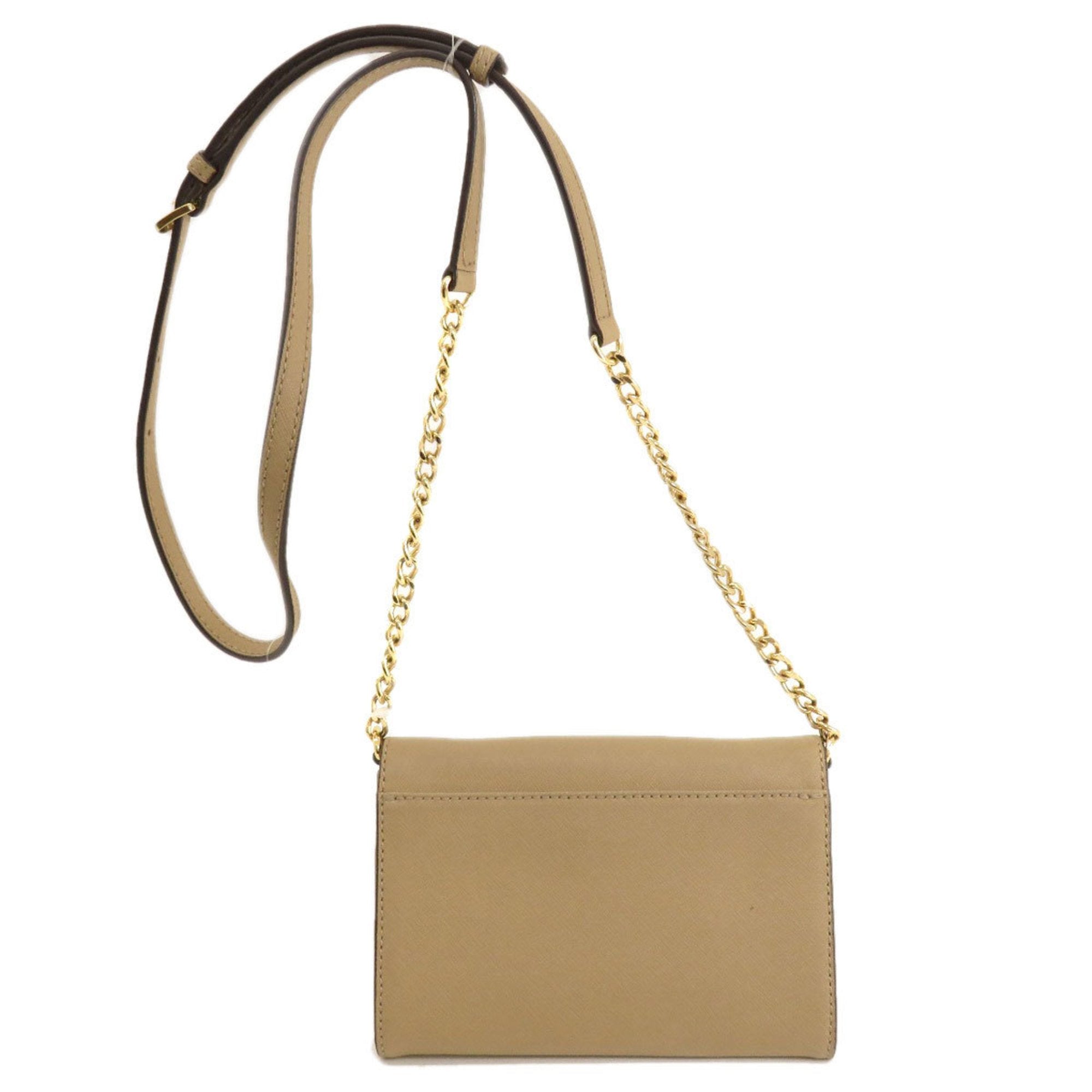 Michael Kors Brown Pvc Chain/Shoulder Wallet (Pre-Owned)