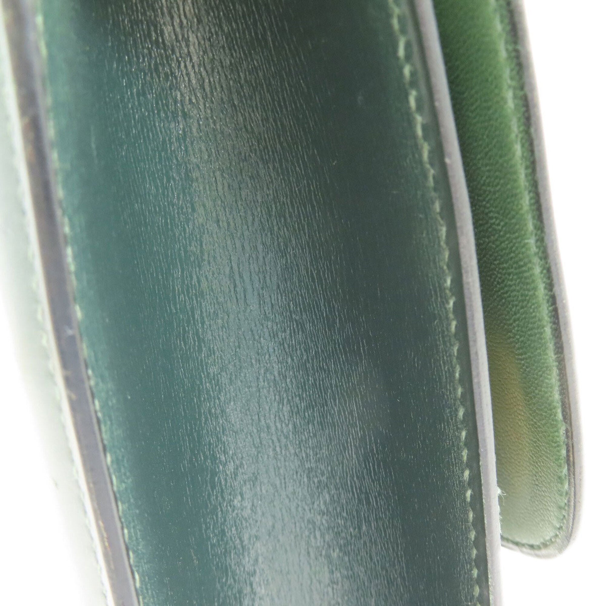Hermes Green Box Calf Leather Shoulder Bag (Pre-Owned)