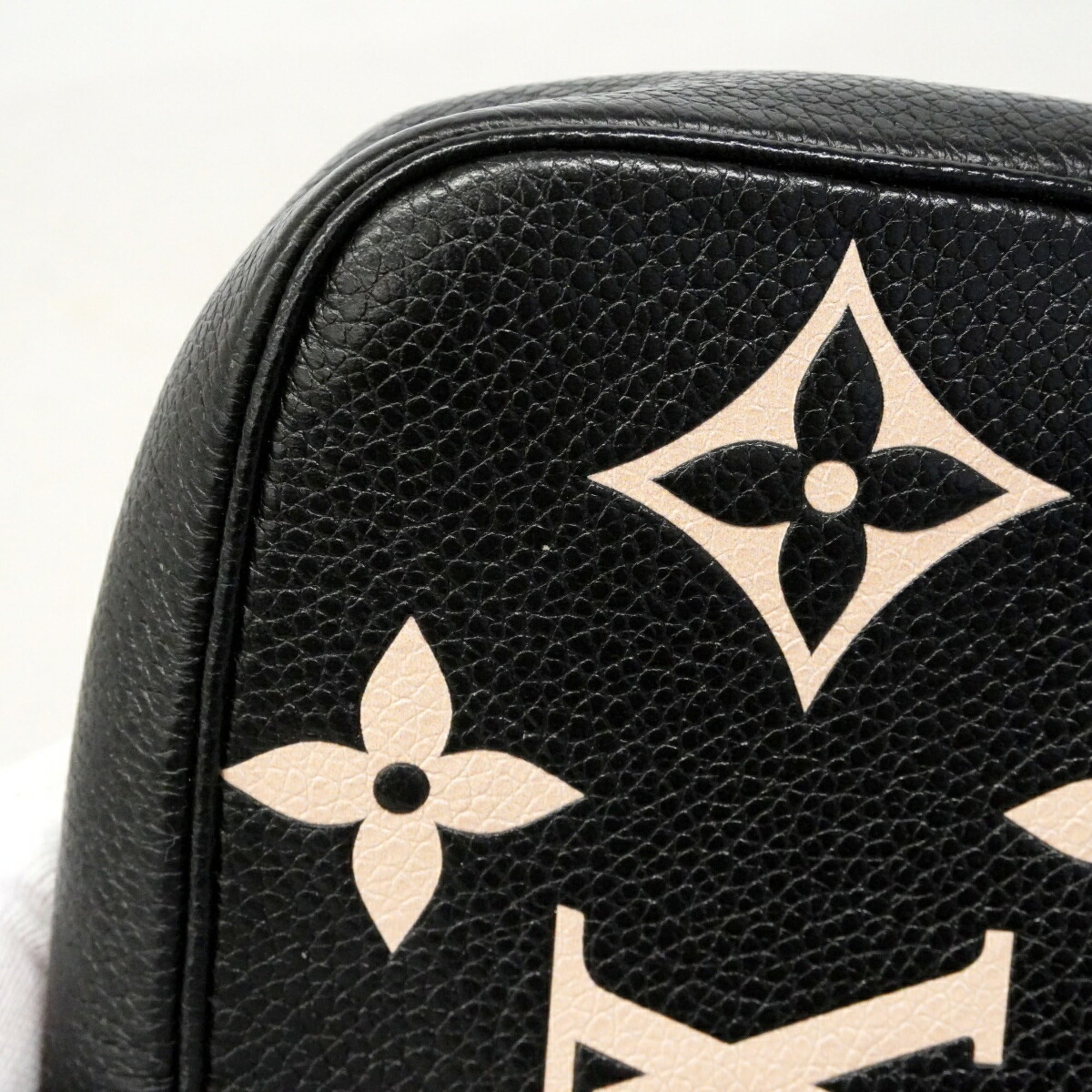 Louis Vuitton Cream Noir Pouch (Pre-Owned)