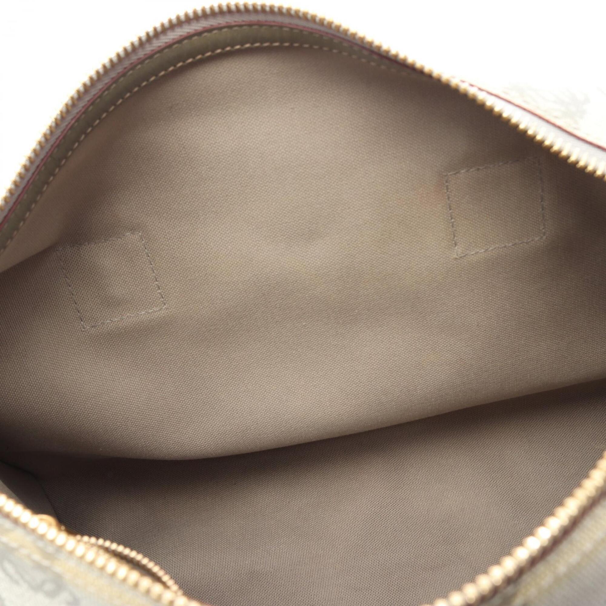 Loewe Gray Coated Canvas Leather Handbag Tote Bag (Pre-Owned)