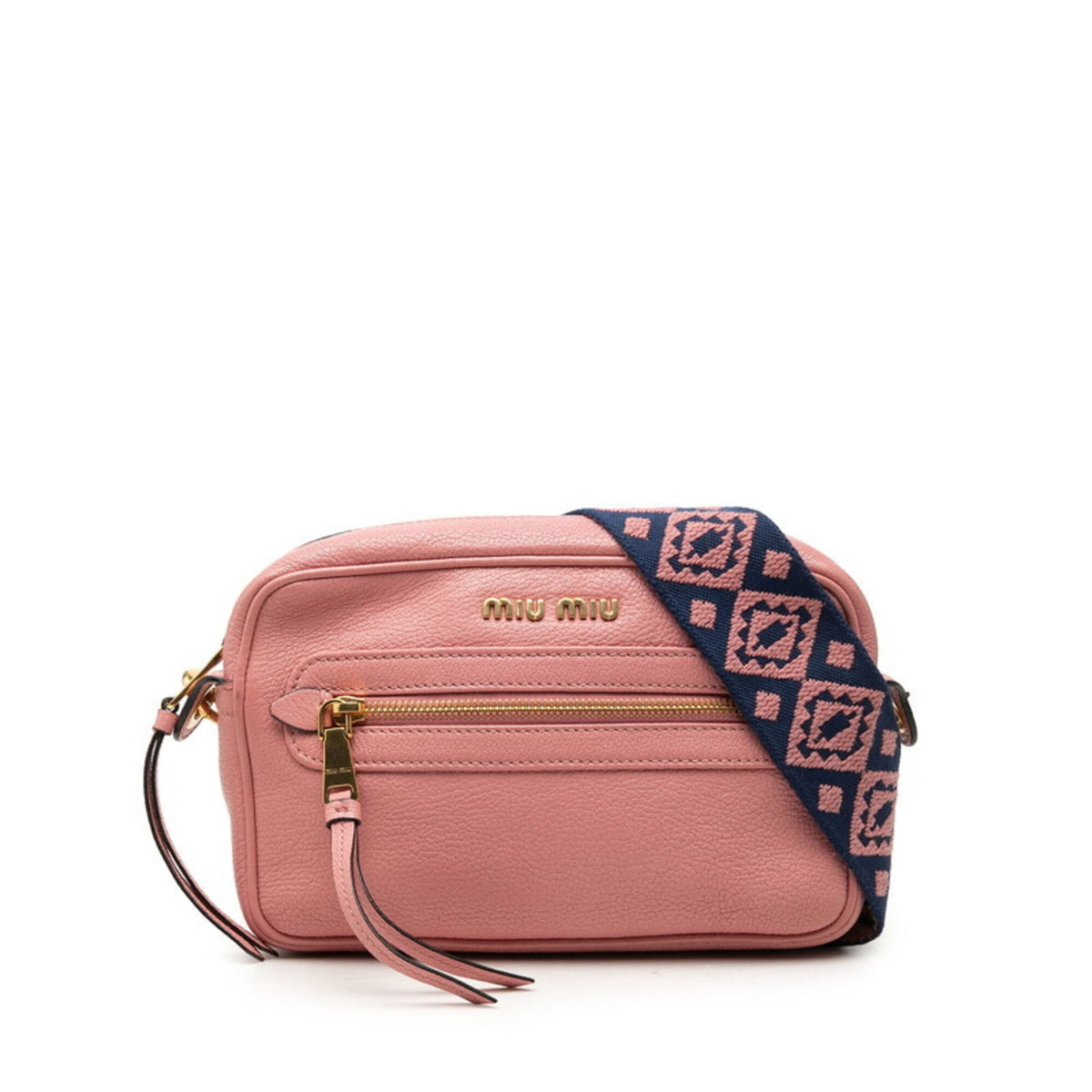 Miu Miu Pink Leather Shoulder Bag (Pre-Owned)