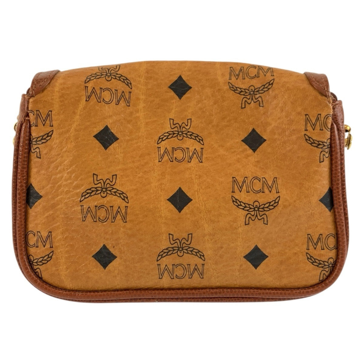 Mcm Brown Pvc Pochette Shoulder Bag (Pre-Owned)