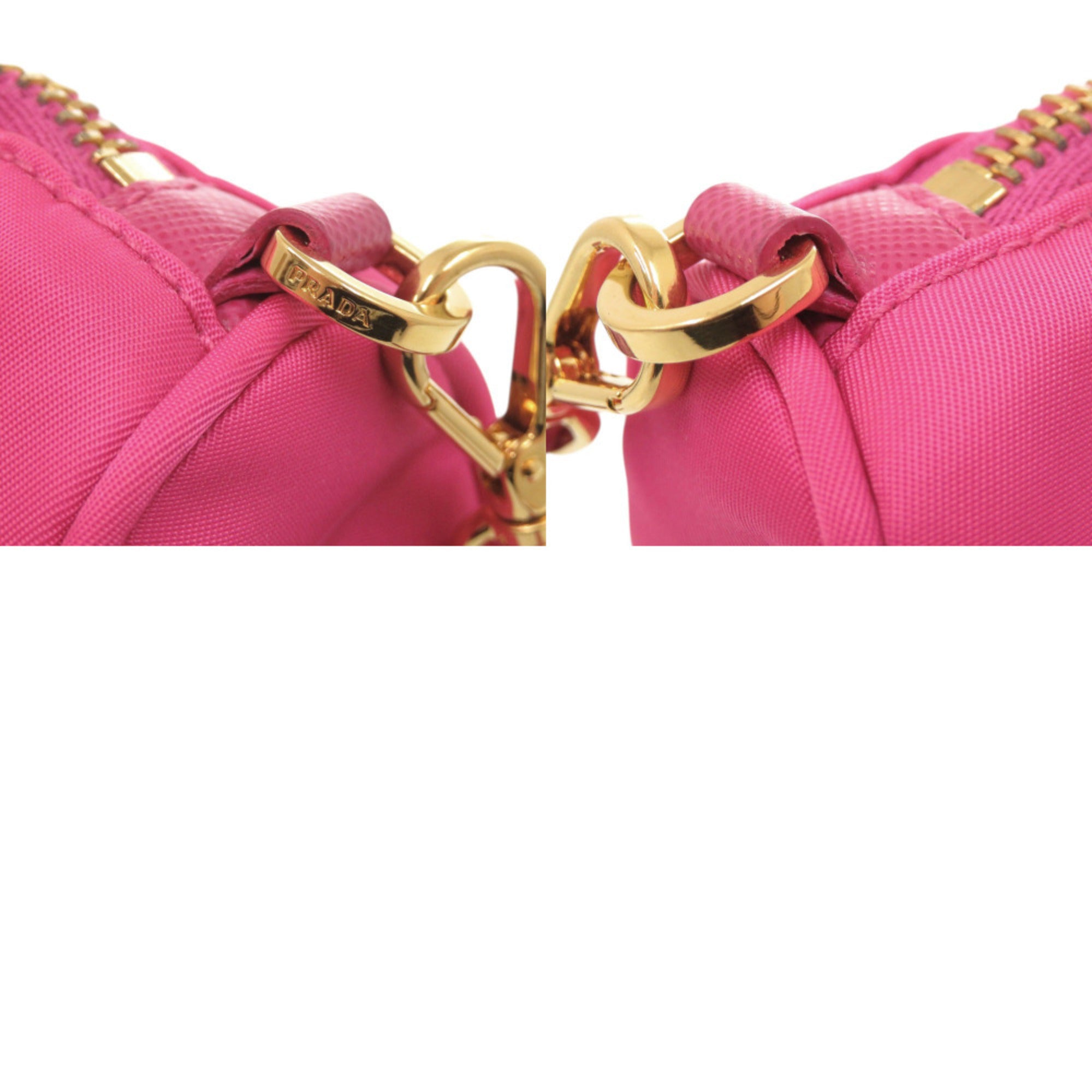 Prada Pink Nylon Pouch (Pre-Owned)