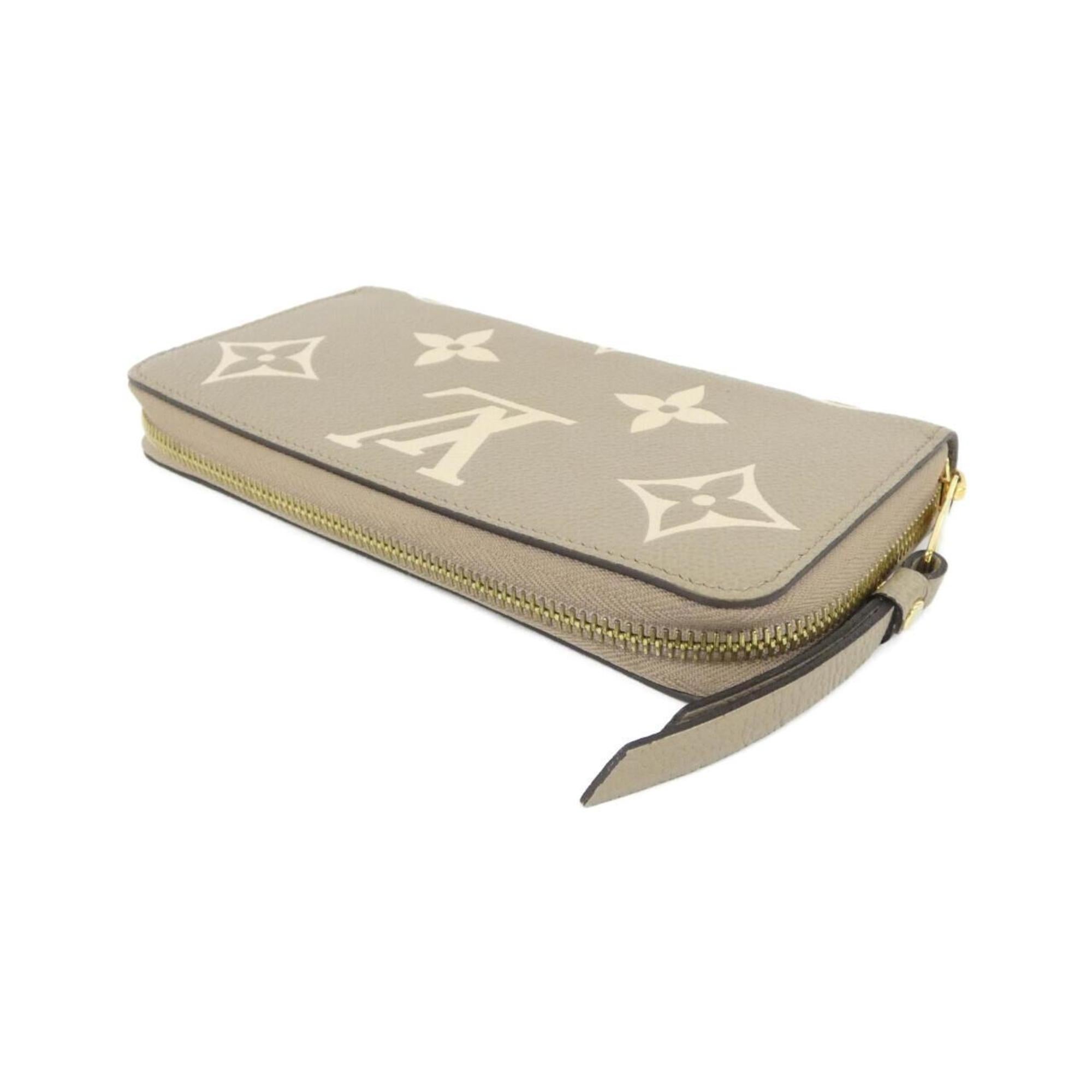 Louis Vuitton Monogram Empreinte Tourterelle Leather Long Wallet (Bi-Fold) (Pre-Owned)