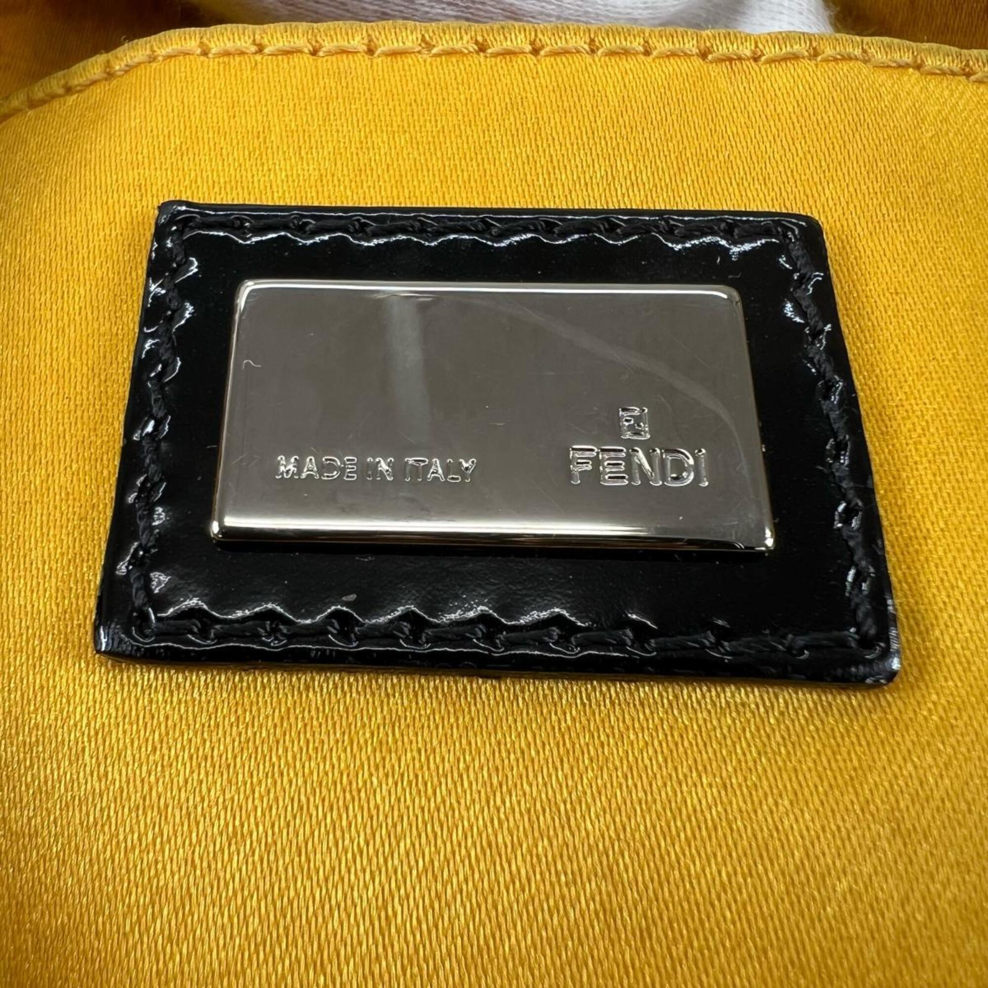 Fendi Gray Zucchino Nylon Shoulder Bag (Pre-Owned)
