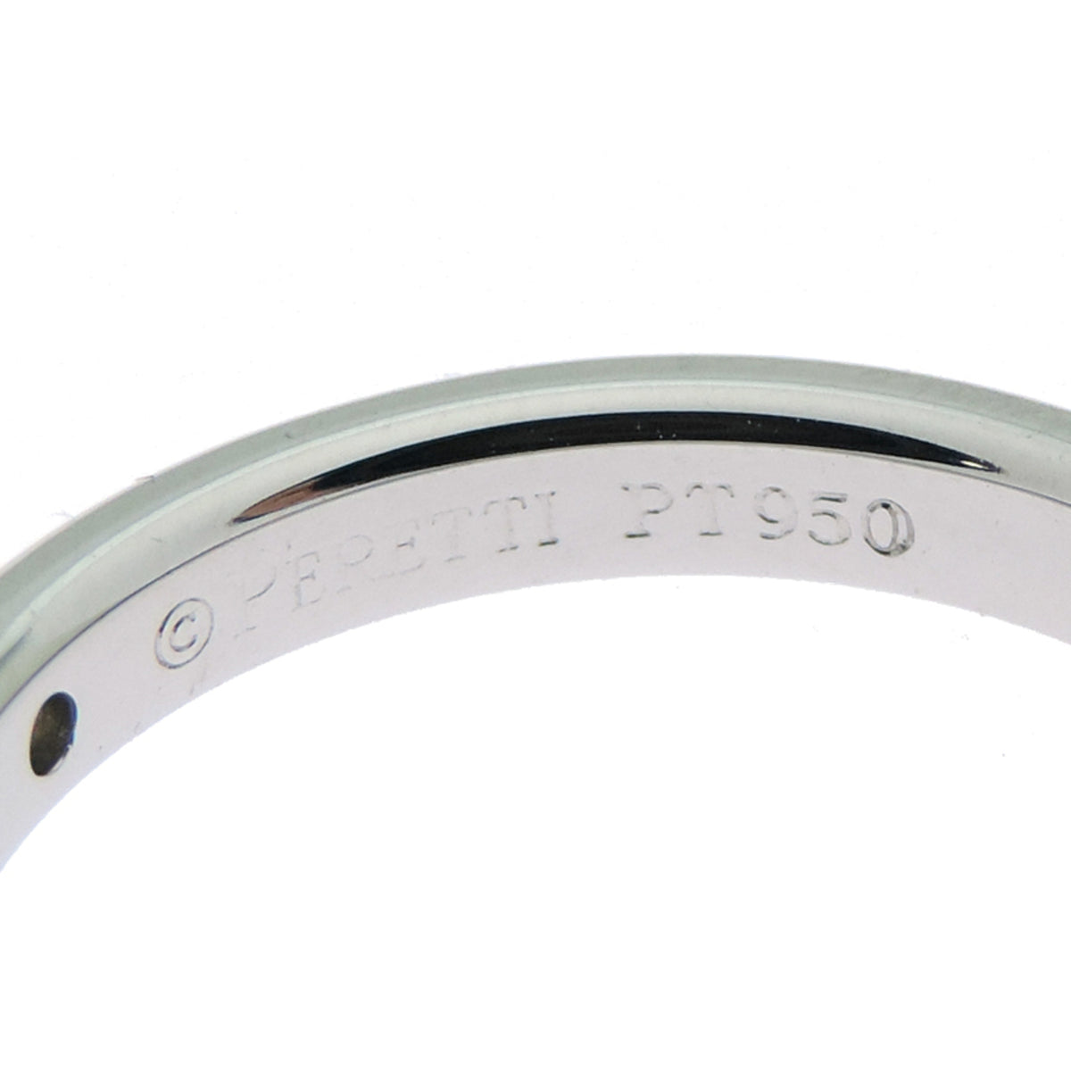 Tiffany Platinum 950 Band Ring (Pre-Owned)