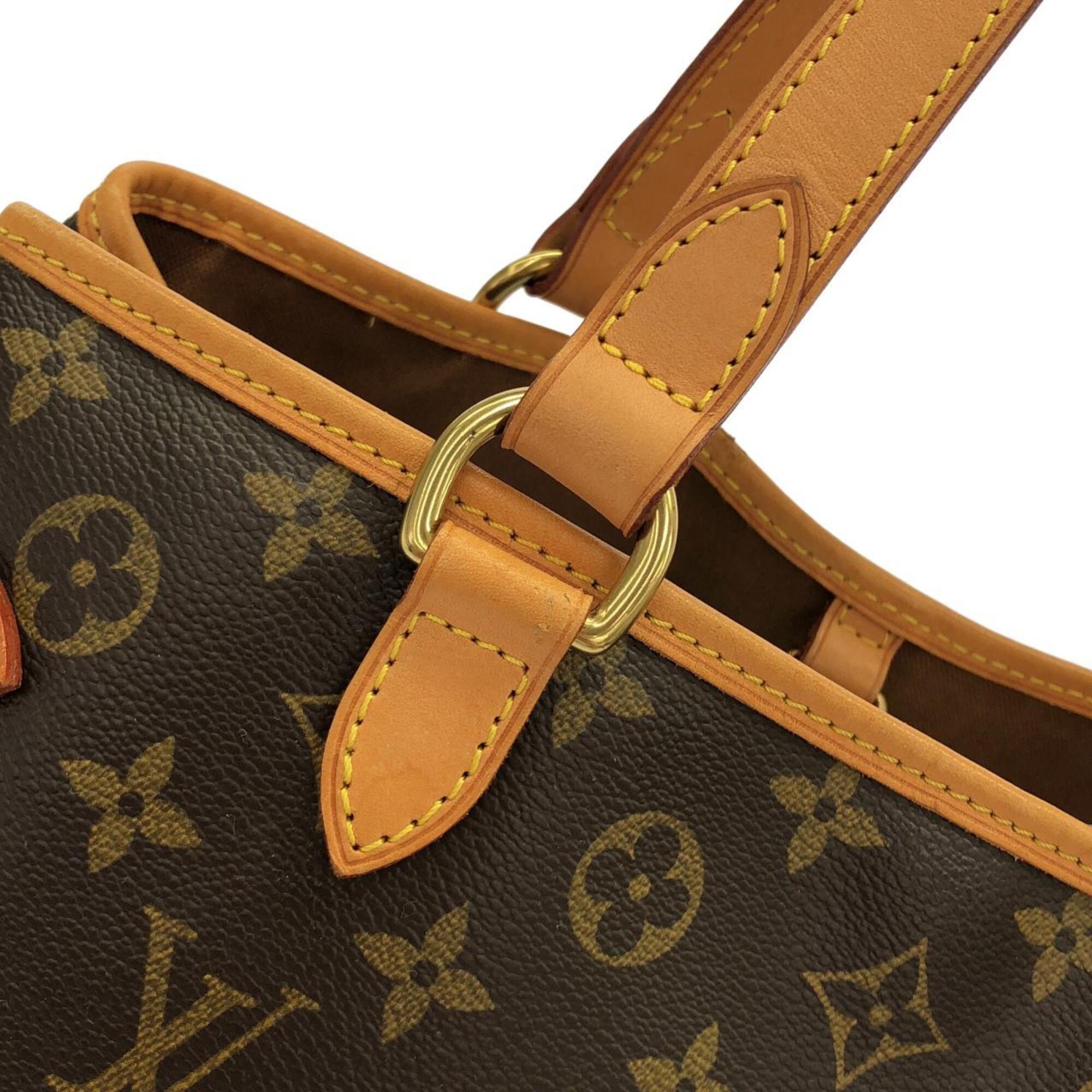 Louis Vuitton Marron Coated Canvas Handbag (Pre-Owned)