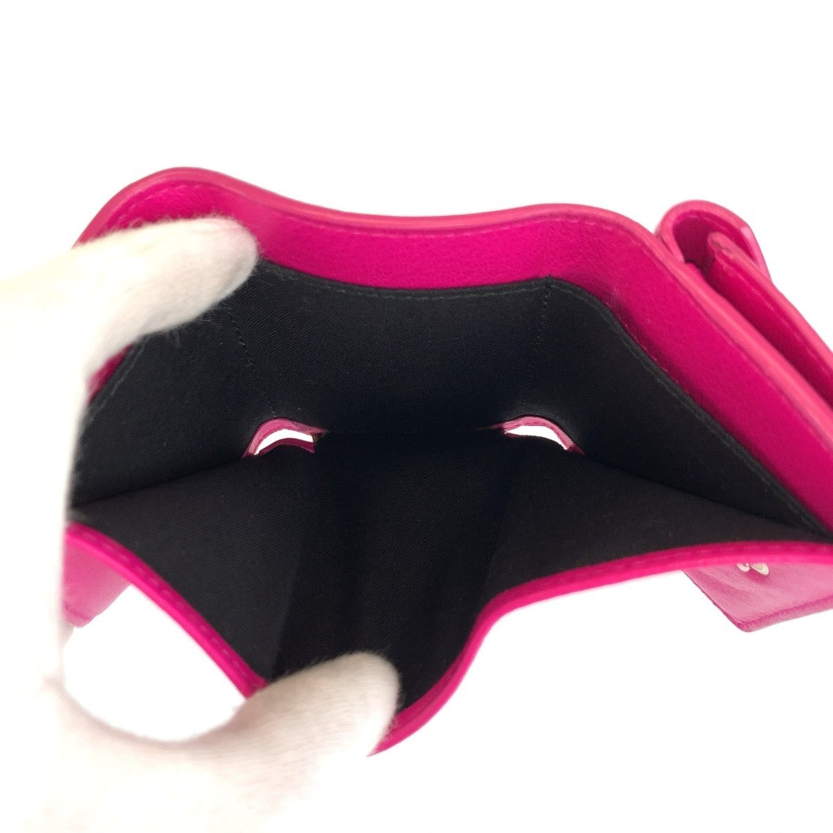 Balenciaga Pink Leather Wallet (Tri-Fold) (Pre-Owned)