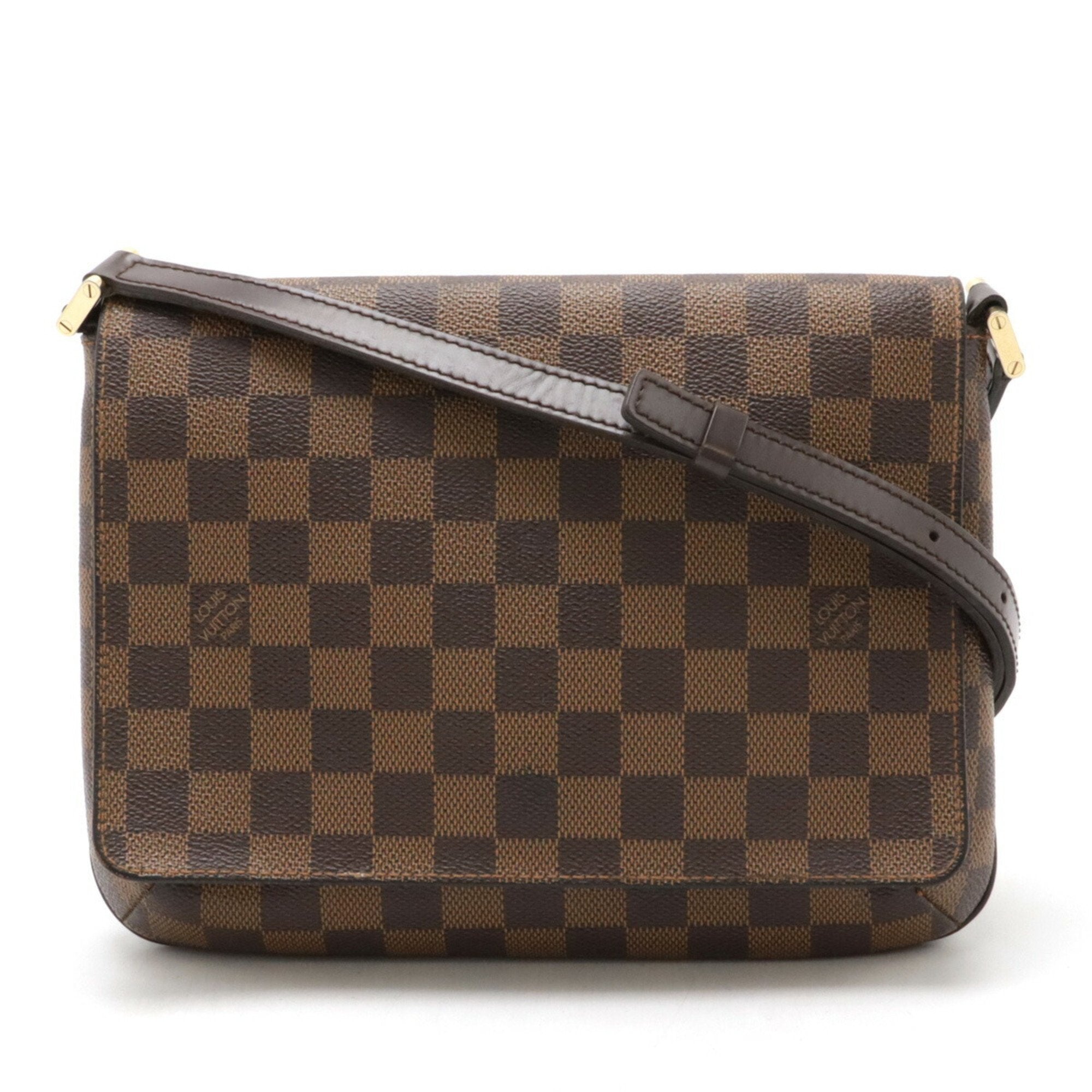 Louis Vuitton Brown Pvc Shoulder Bag (Pre-Owned)