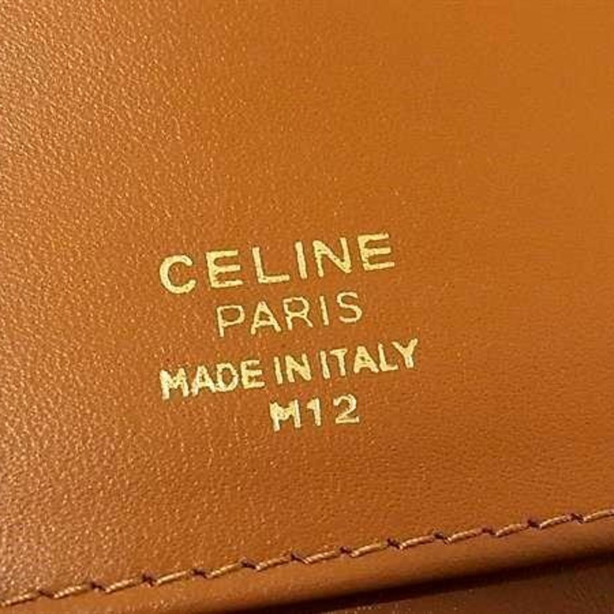 Celine Brown Pvc Leather Long Wallet (Bi-Fold) (Pre-Owned)