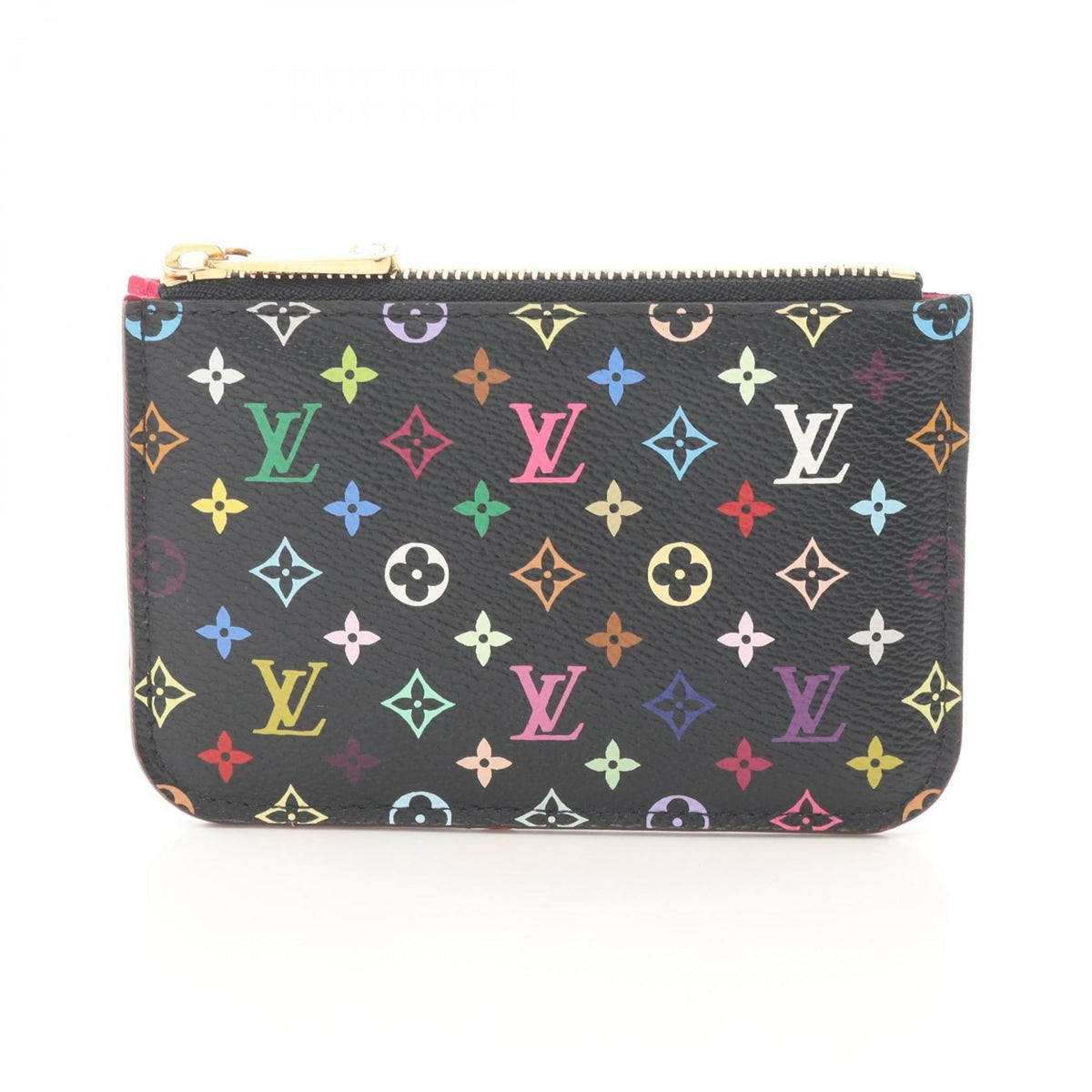 Louis Vuitton Black Grenade Multi-Color Noir Monogram Multicolore Coin Purse/Coin Case (Pre-Owned)