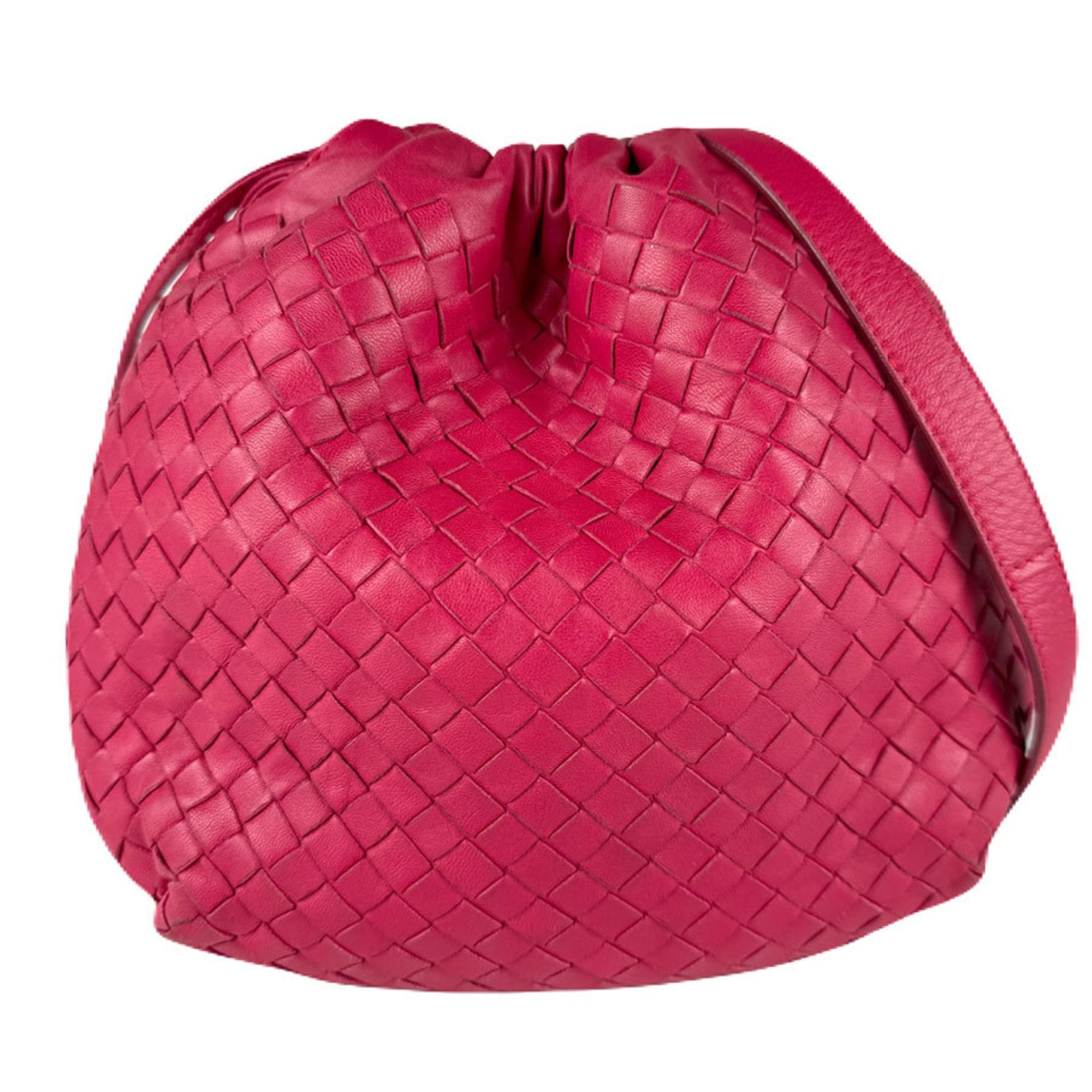 Bottega Veneta Intrecciato Leather Shoulder Bag (Pre-Owned)