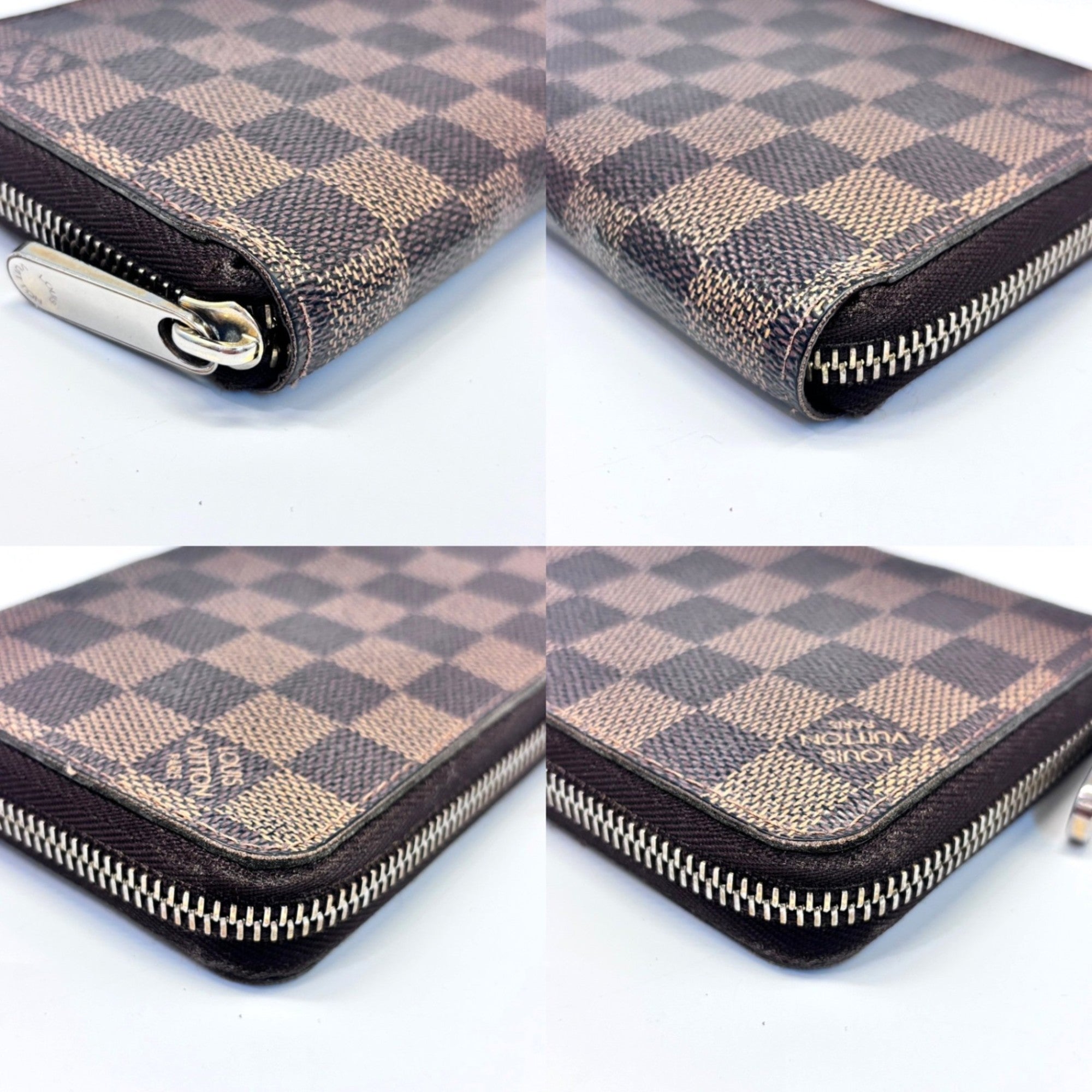 Louis Vuitton Damier Brown Damier Canvas Ebene Long Wallet (Bi-Fold) (Pre-Owned)