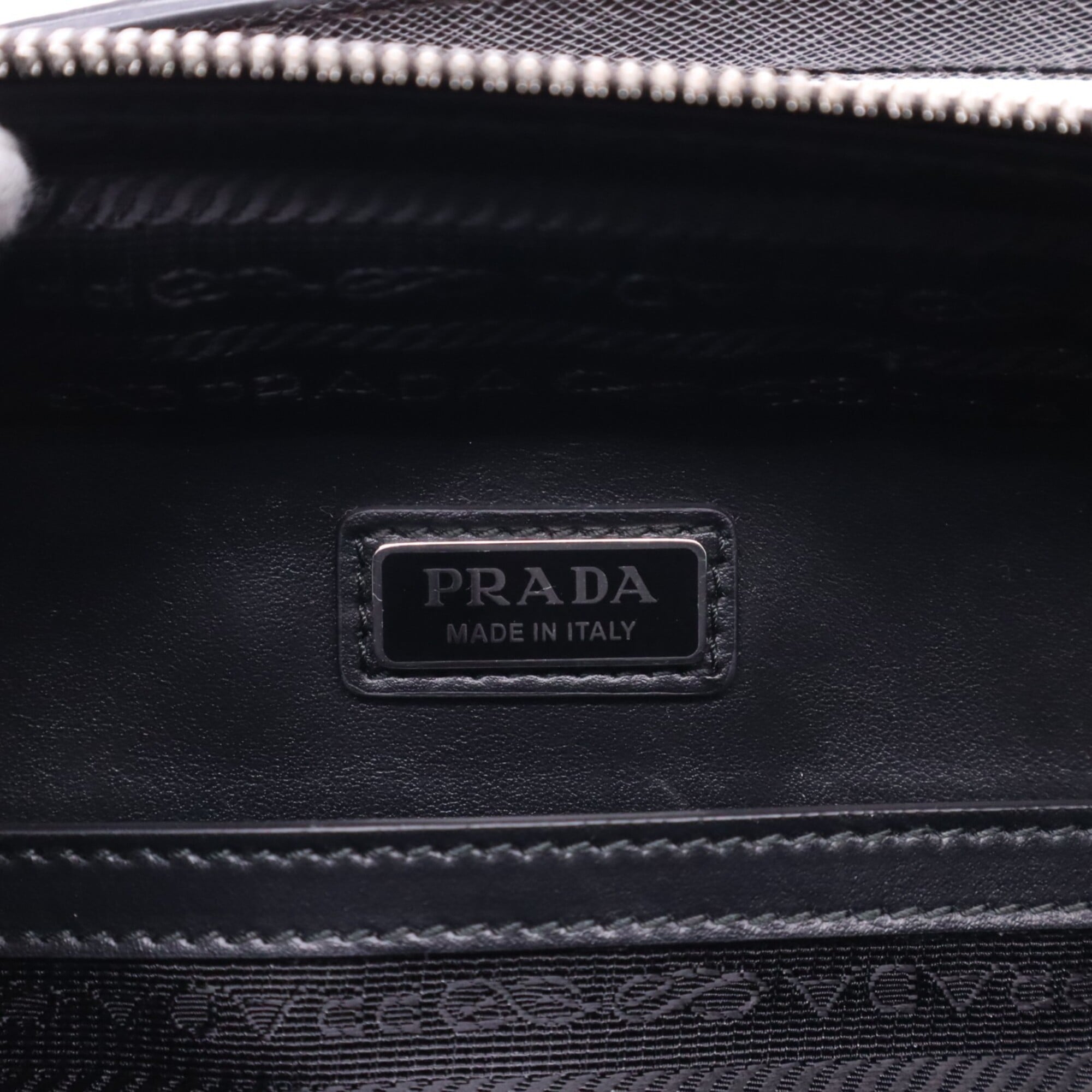 Prada Saffiano Brown Saffiano Shoulder Bag (Pre-Owned)