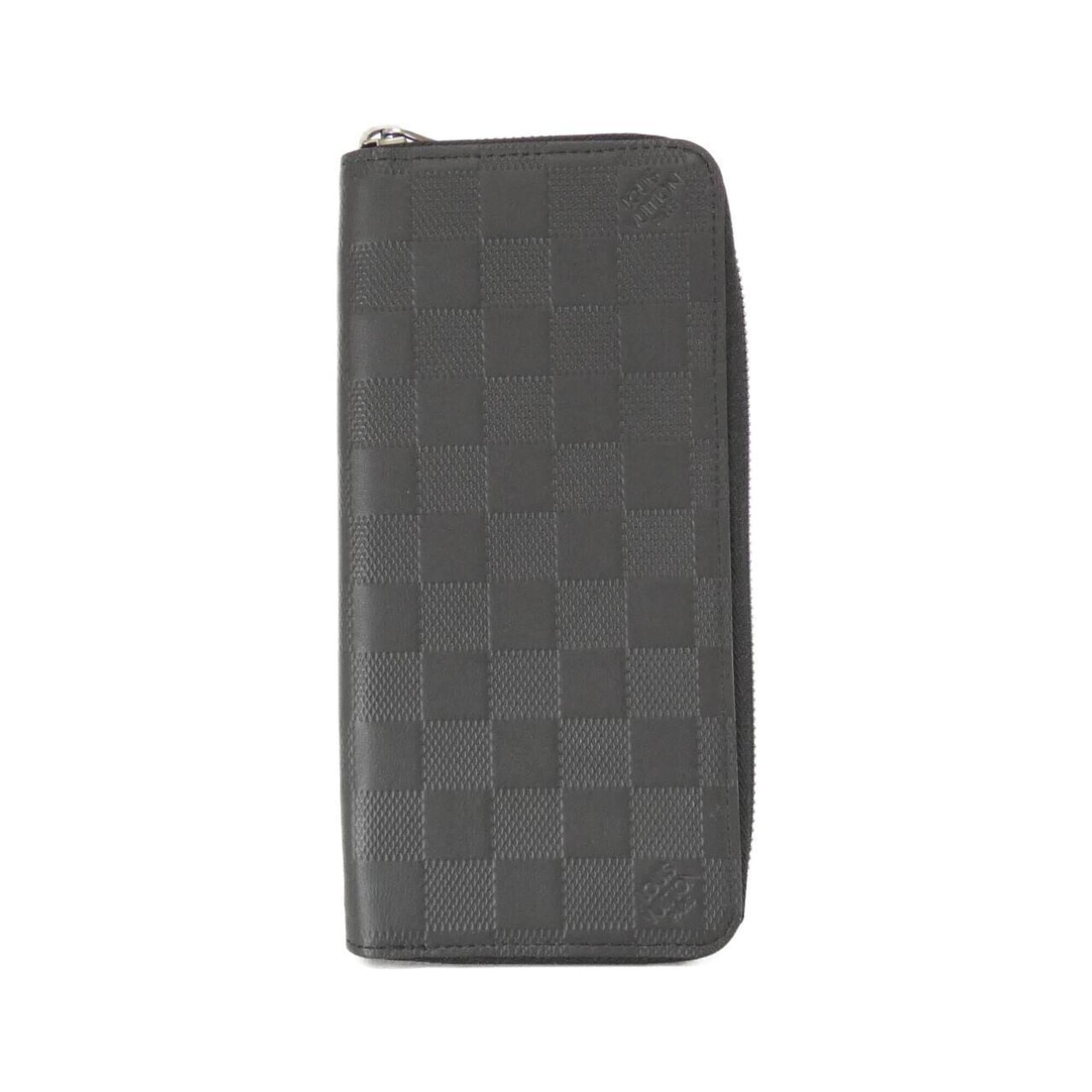 Louis Vuitton Black Infini Leather Long Wallet (Bi-Fold) (Pre-Owned)