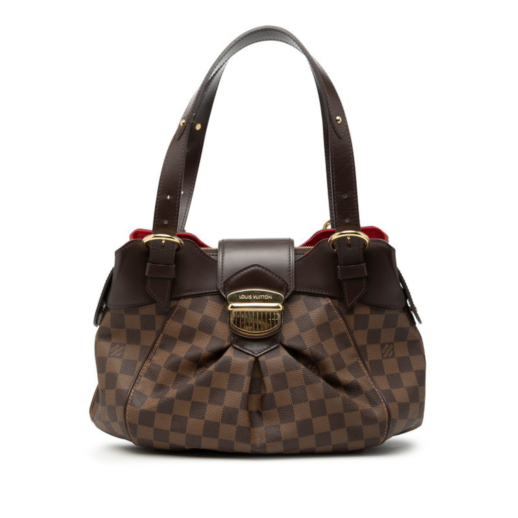 Louis Vuitton Brown Pvc Leather Handbag (Pre-Owned)