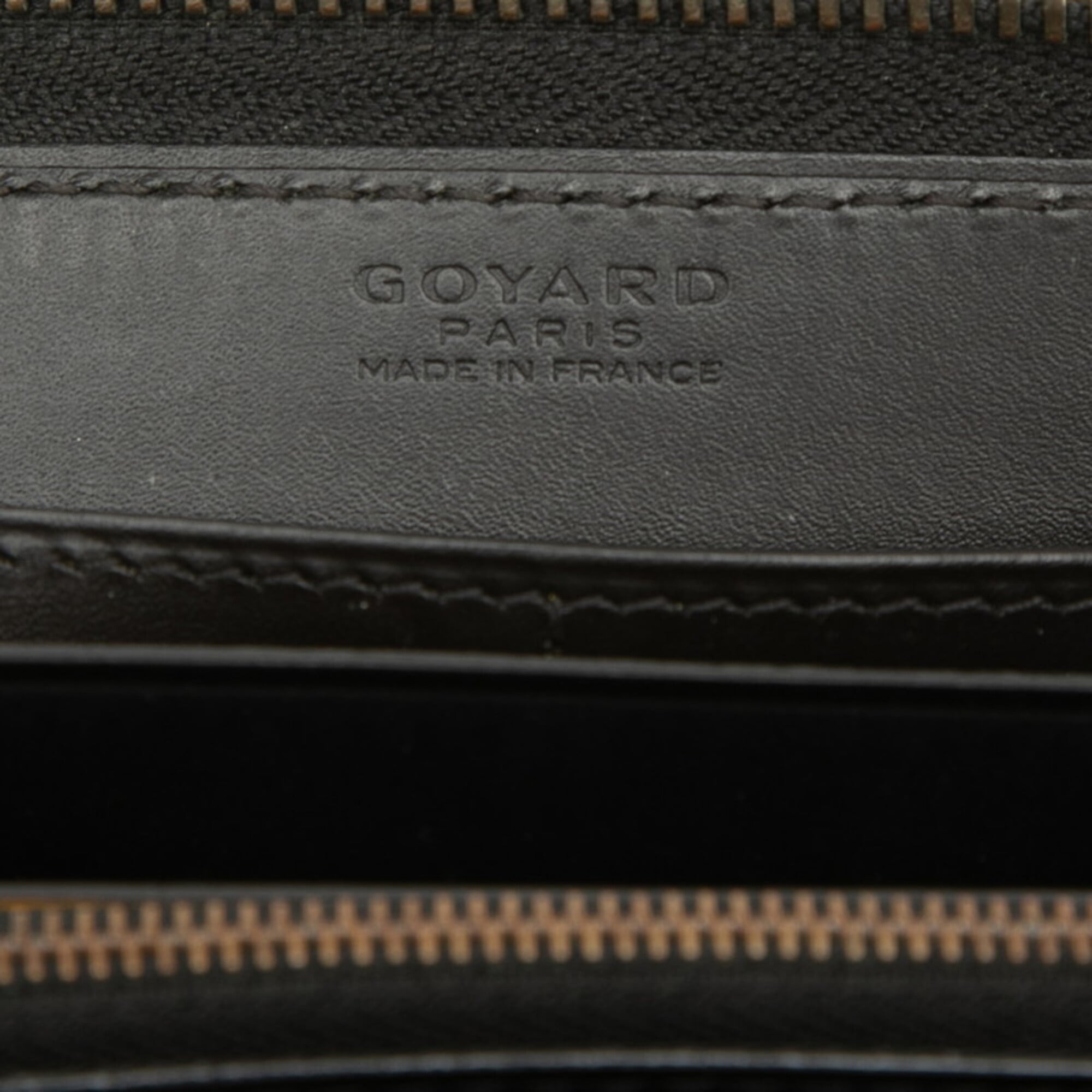 Goyard Black Pvc Leather Long Wallet (Bi-Fold) (Pre-Owned)